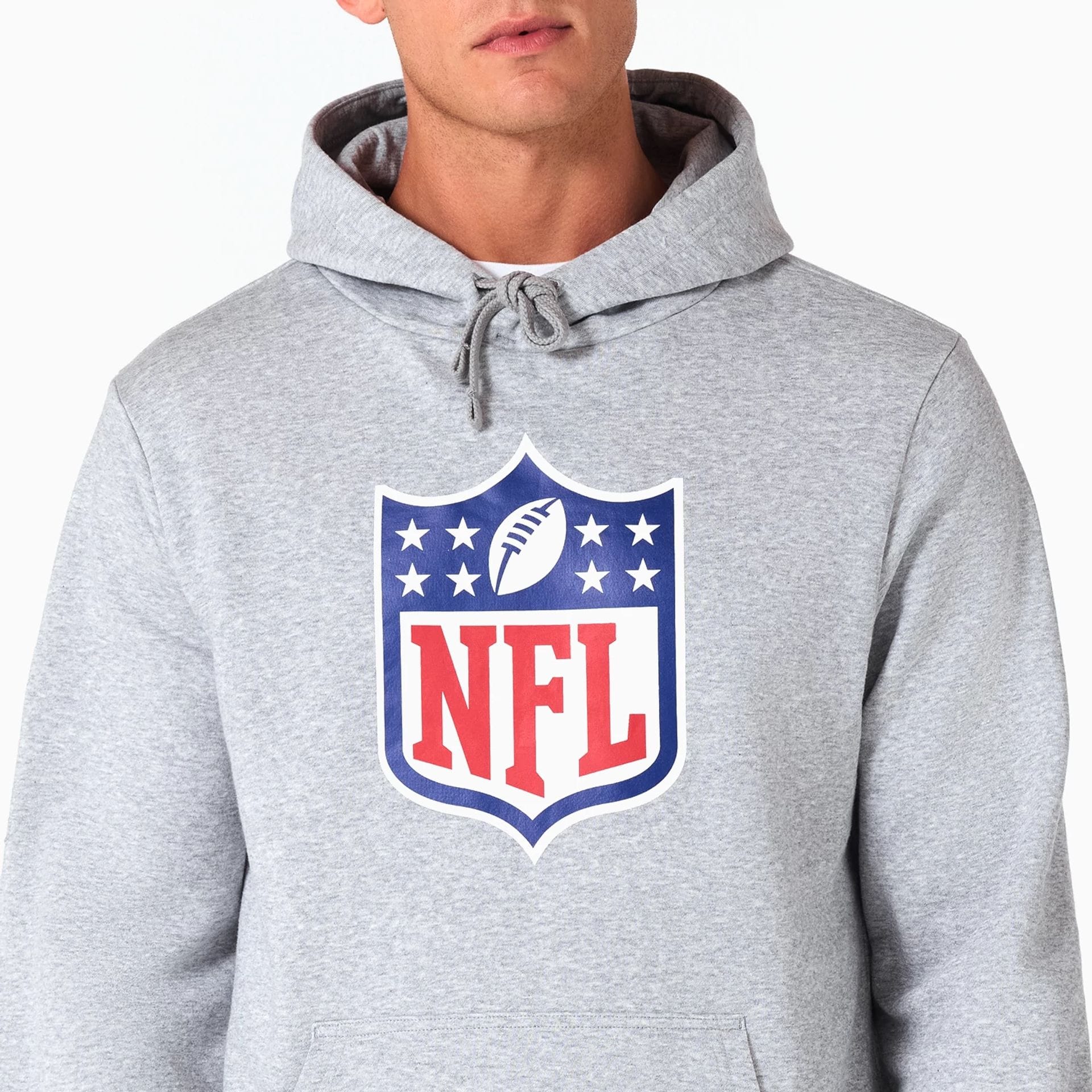 NFL Shield Logo NFL Grey Pullover Hoodie - Image 2