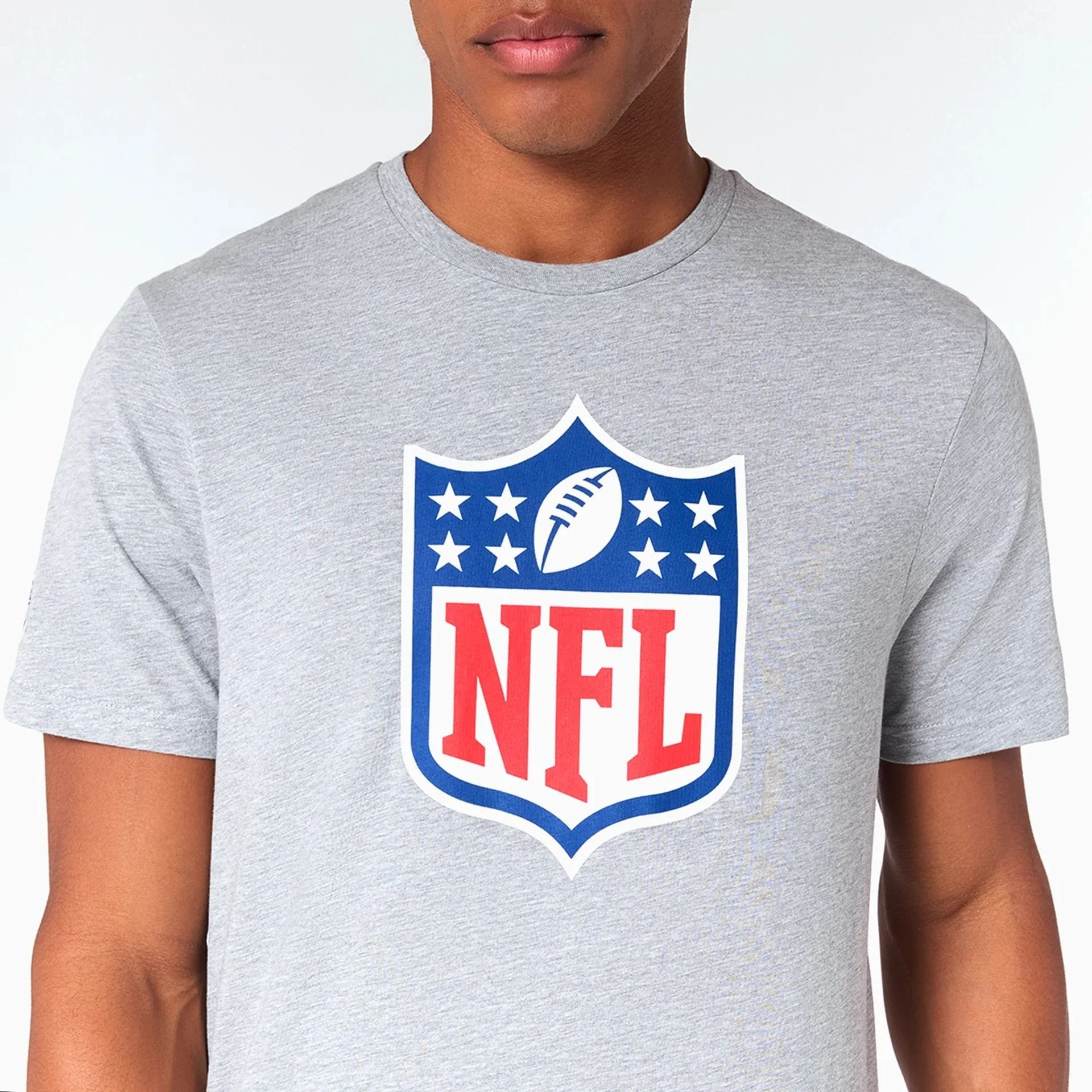 NFL Shield Logo NFL Grey T-Shirt - Image 2