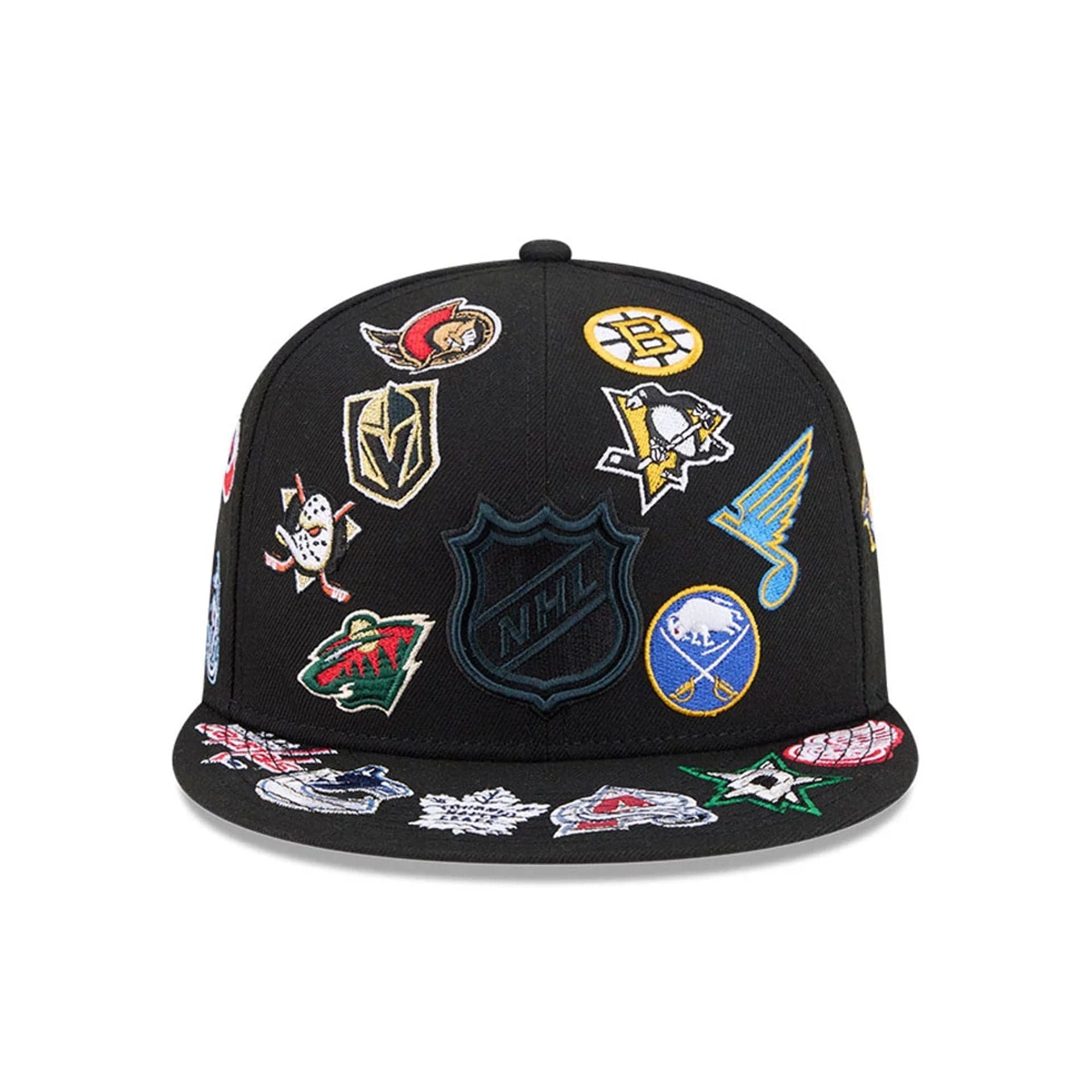 NHL All Over Black 59FIFTY Fitted Cap - Image 3