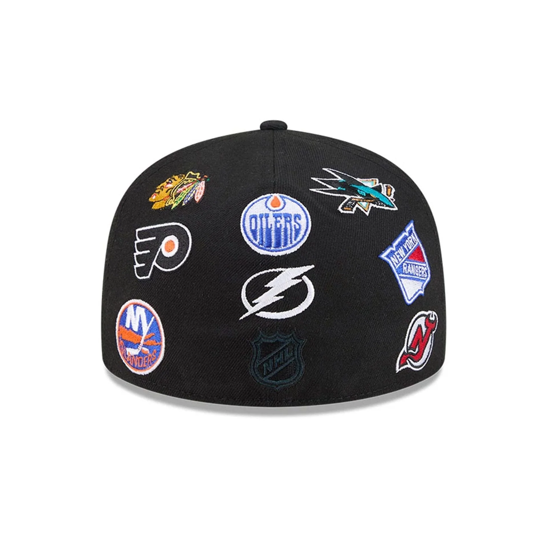 NHL All Over Black 59FIFTY Fitted Cap - Image 7