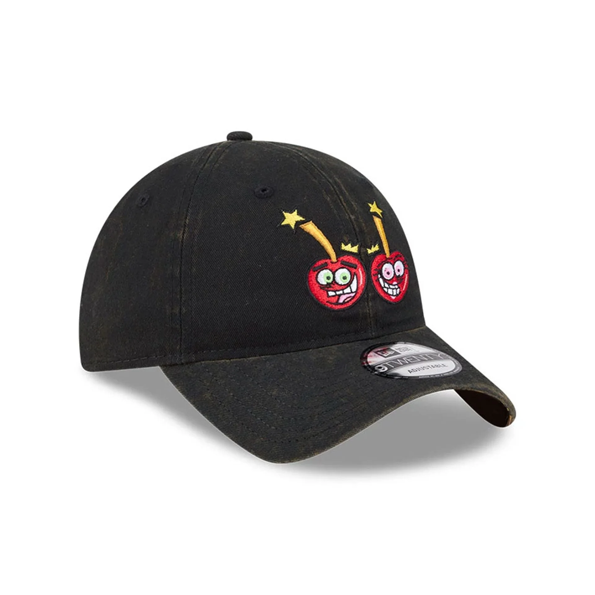Nickelodeon Fairly Oddparents Acid Wash Black 9TWENTY Adjustable Cap - Image 4