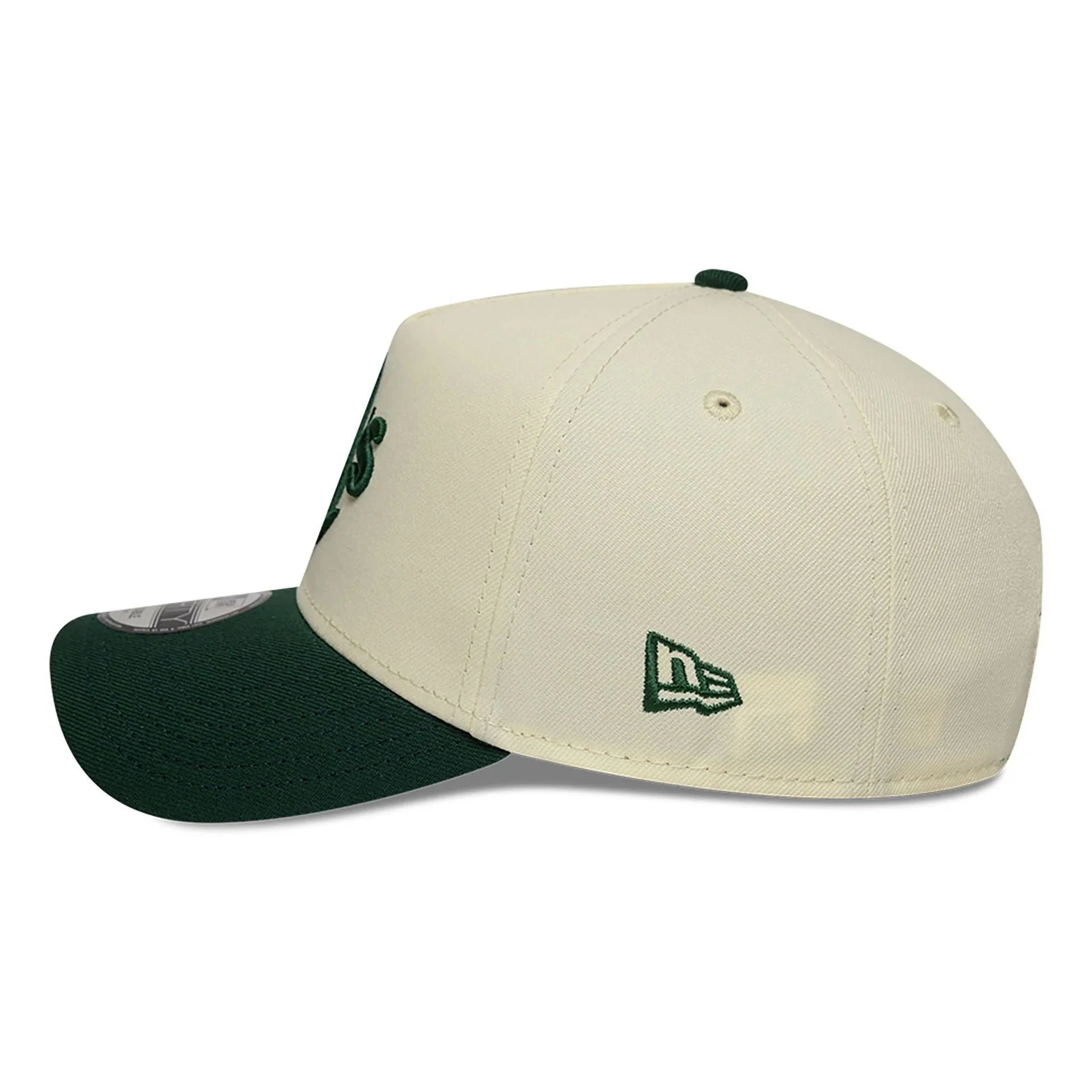 Oakland Athletics Chrome White And Dark Green 9FORTY A-Frame Adjustable Cap - Image 5