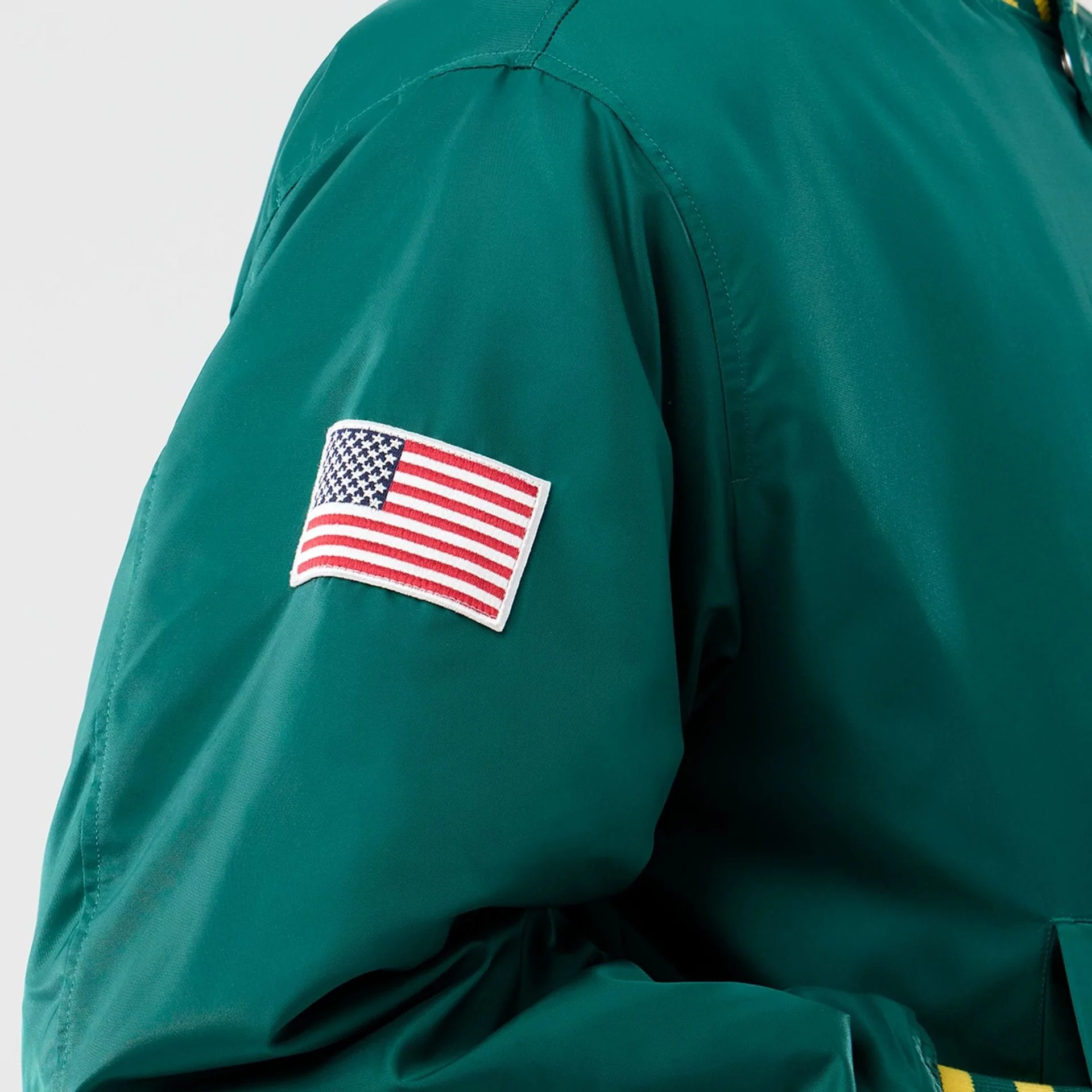 Oakland Athletics MLB Authentic Green Stadium Jacket - Image 5