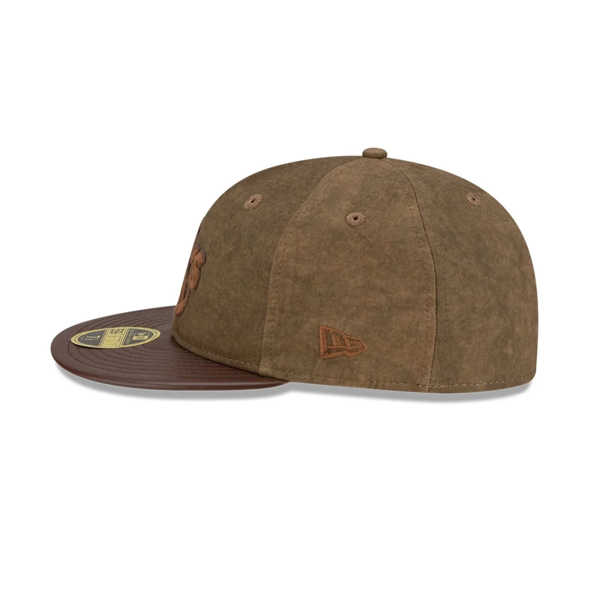 Oakland Athletics MLB Open Brown Retro Crown 59FIFTY Fitted Cap - Image 6