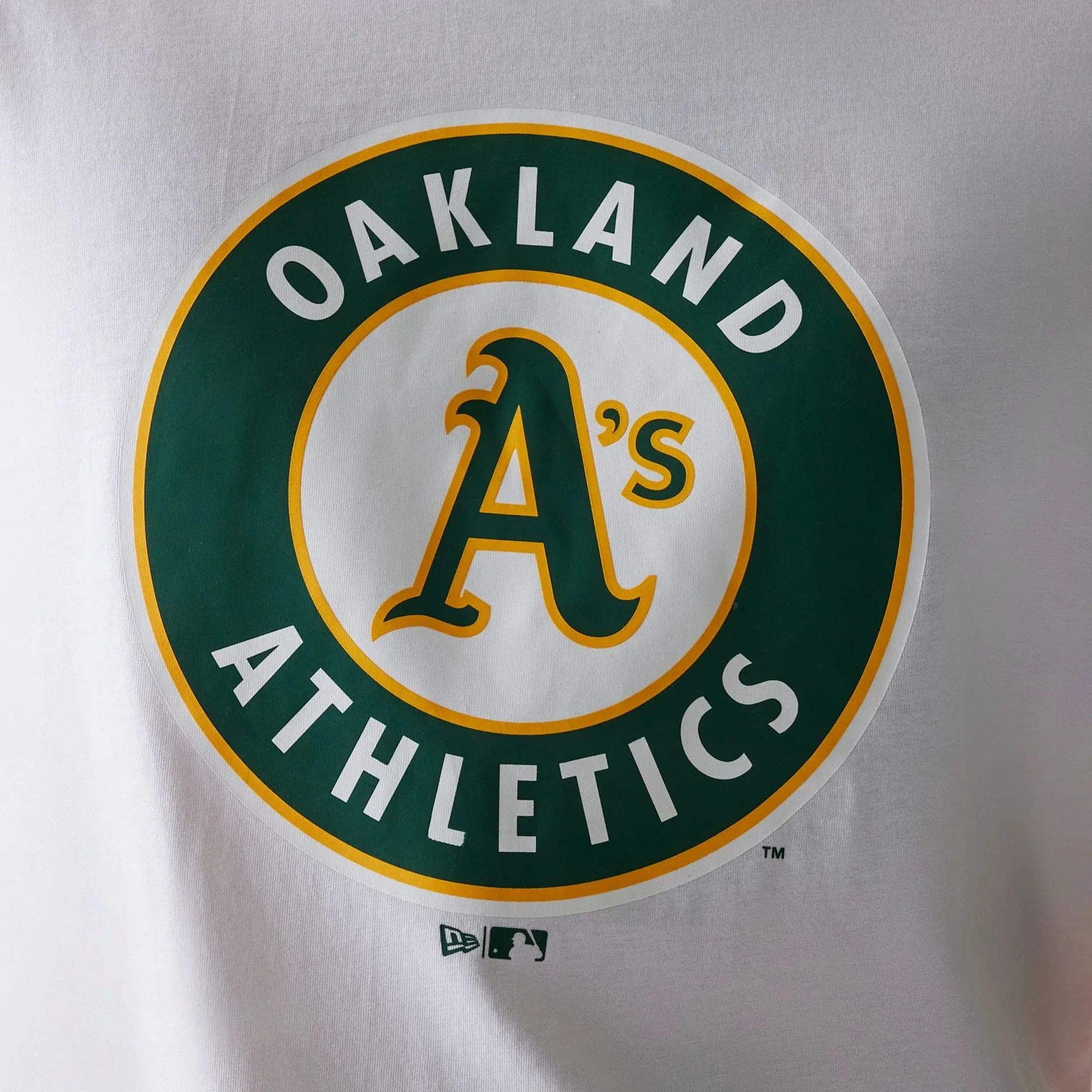 Oakland Athletics MLB Regular White T-Shirt - Image 3