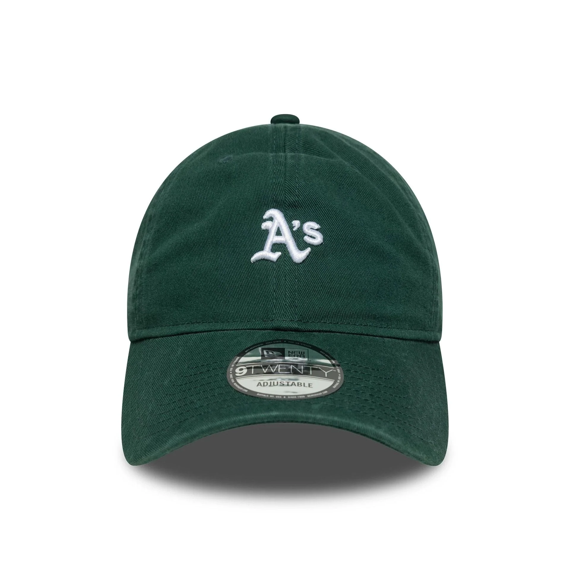 Oakland Athletics MLB Washed Mini Logo Dark Green 9TWENTY Adjustable Cap - Image 2