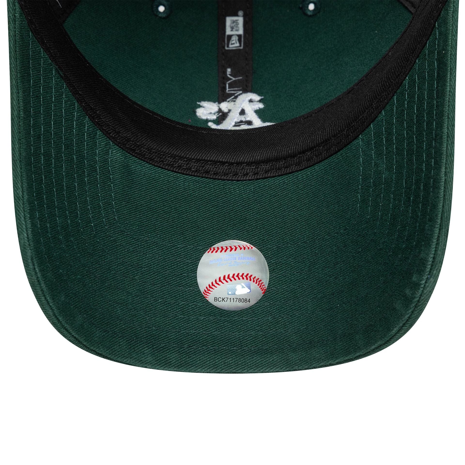 Oakland Athletics MLB Washed Mini Logo Dark Green 9TWENTY Adjustable Cap - Image 5