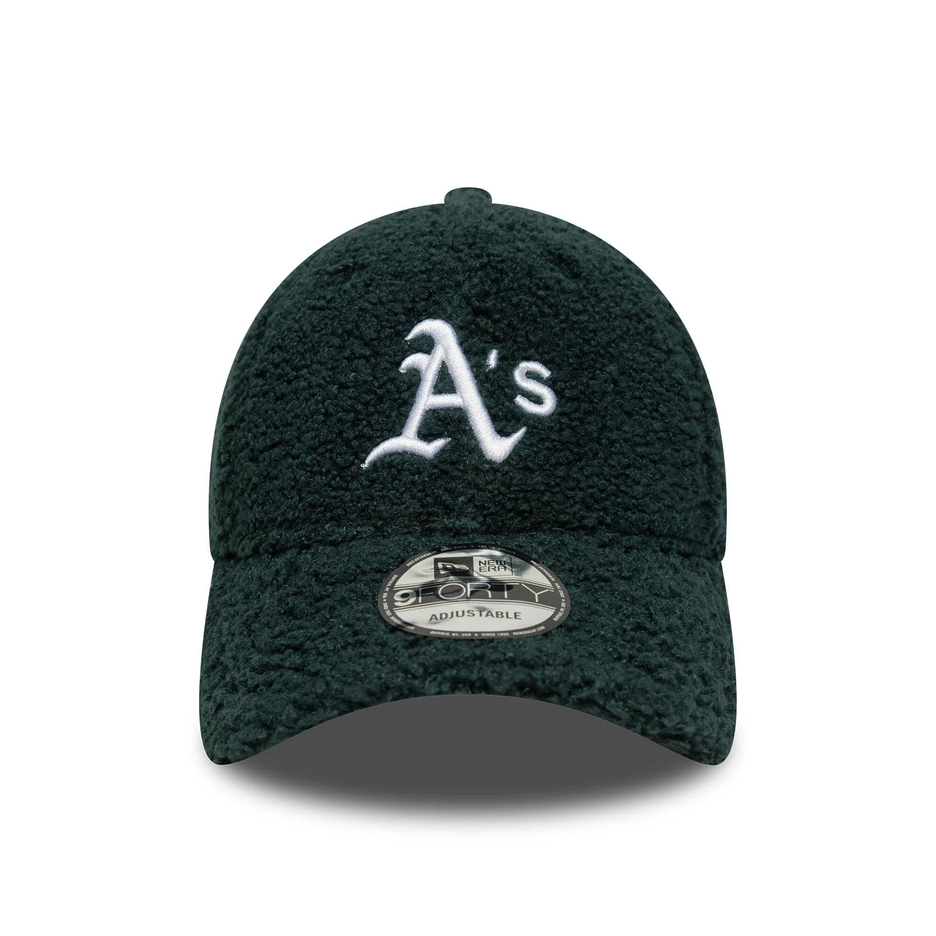 Oakland Athletics MLB Winter Borg Dark Green 9FORTY Adjustable Cap - Image 2