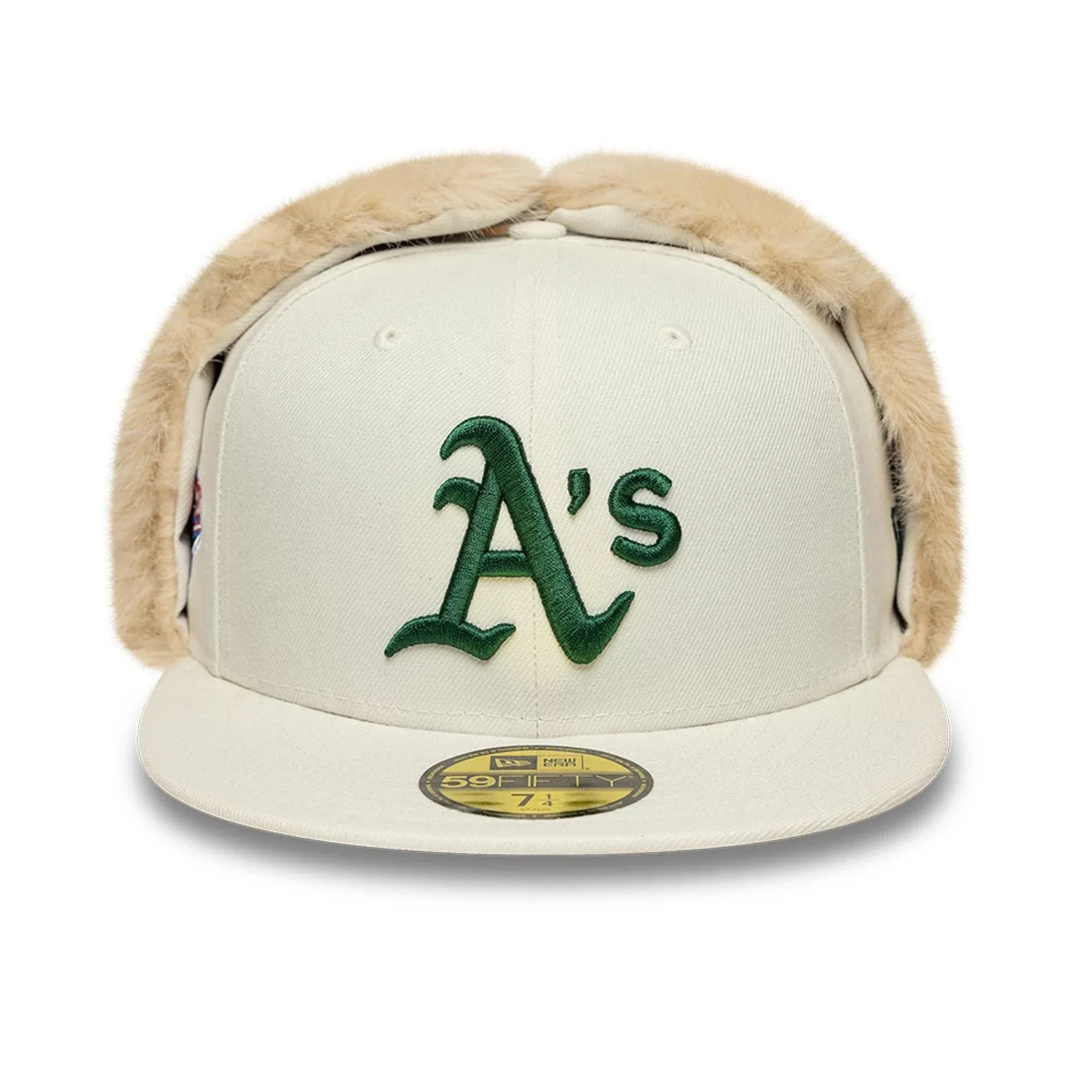 Oakland Athletics MLB World Series Cream Dogear 59FIFTY Fitted Cap - Image 3