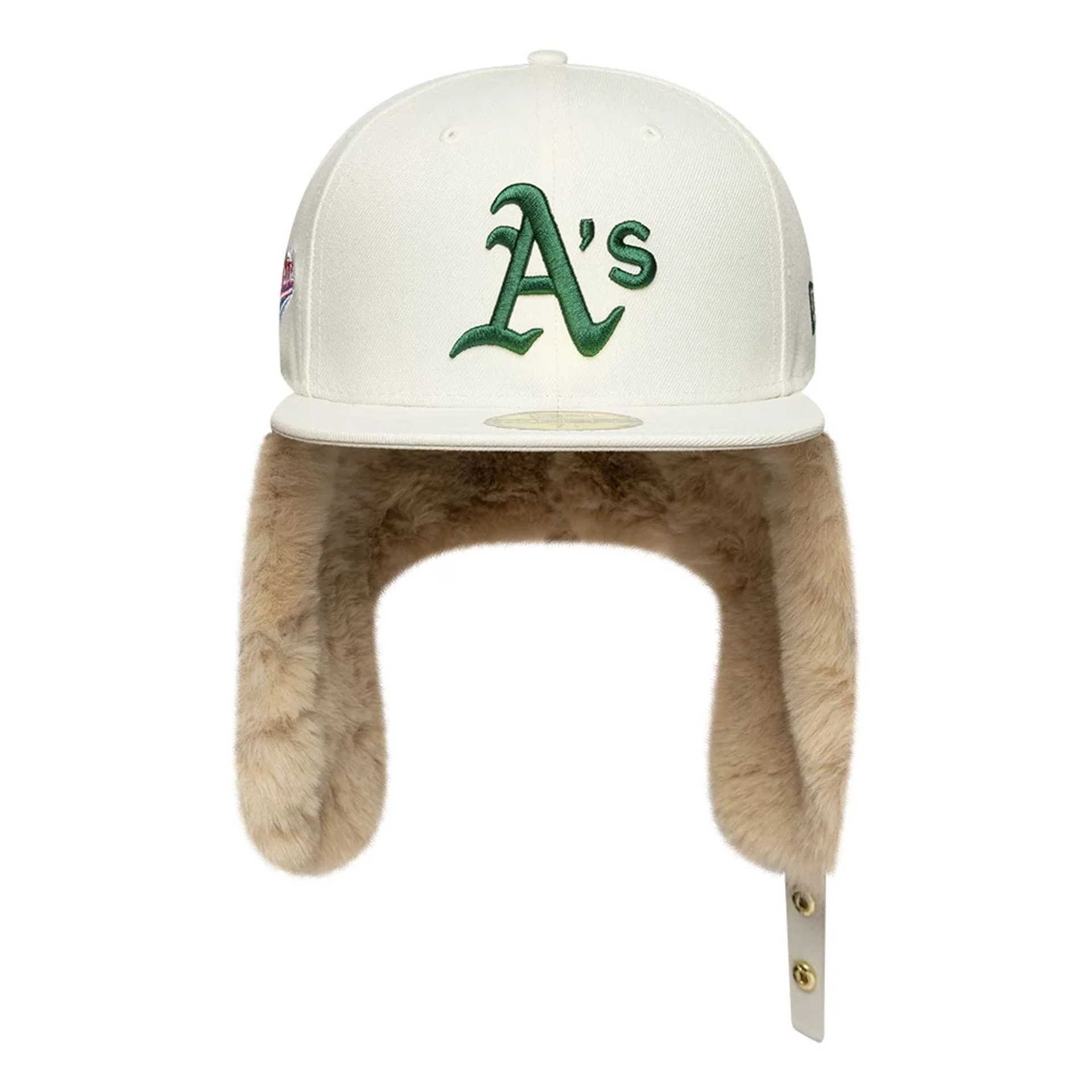 Oakland Athletics MLB World Series Cream Dogear 59FIFTY Fitted Cap - Image 7
