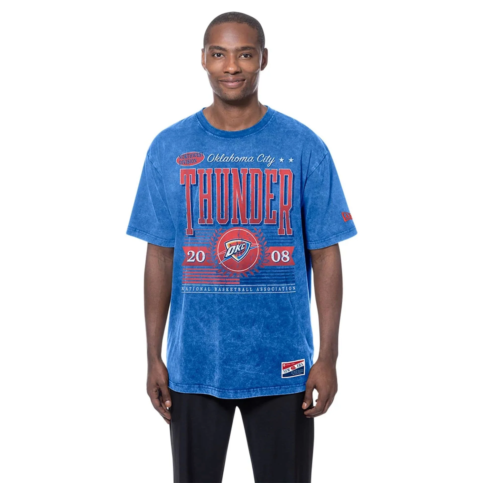 Oklahoma City Thunder NBA Blue T-Shirt - Image 5