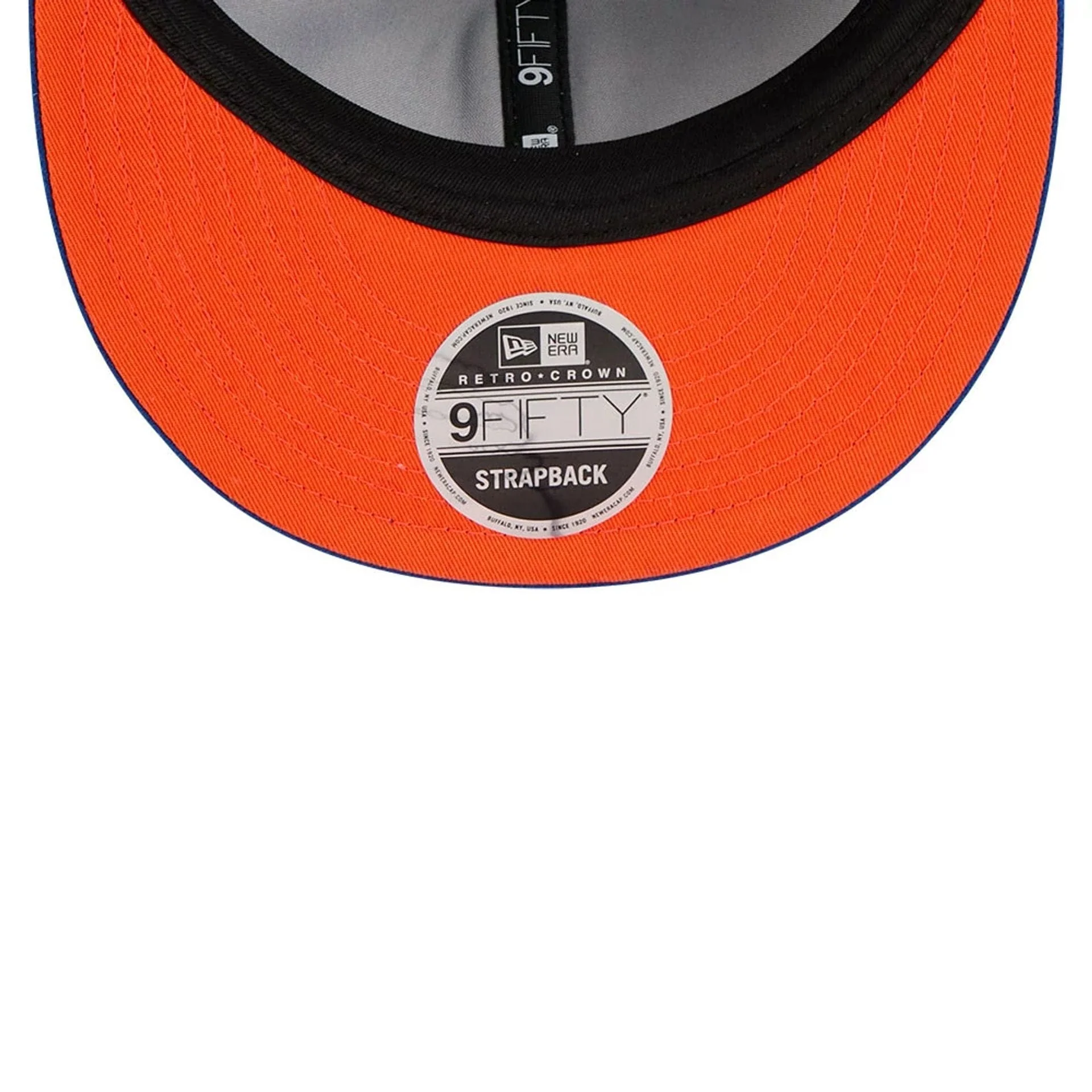 Oklahoma City Thunder NBA Chenille Woven Blue Retro Crown 9FIFTY Cap - Image 3