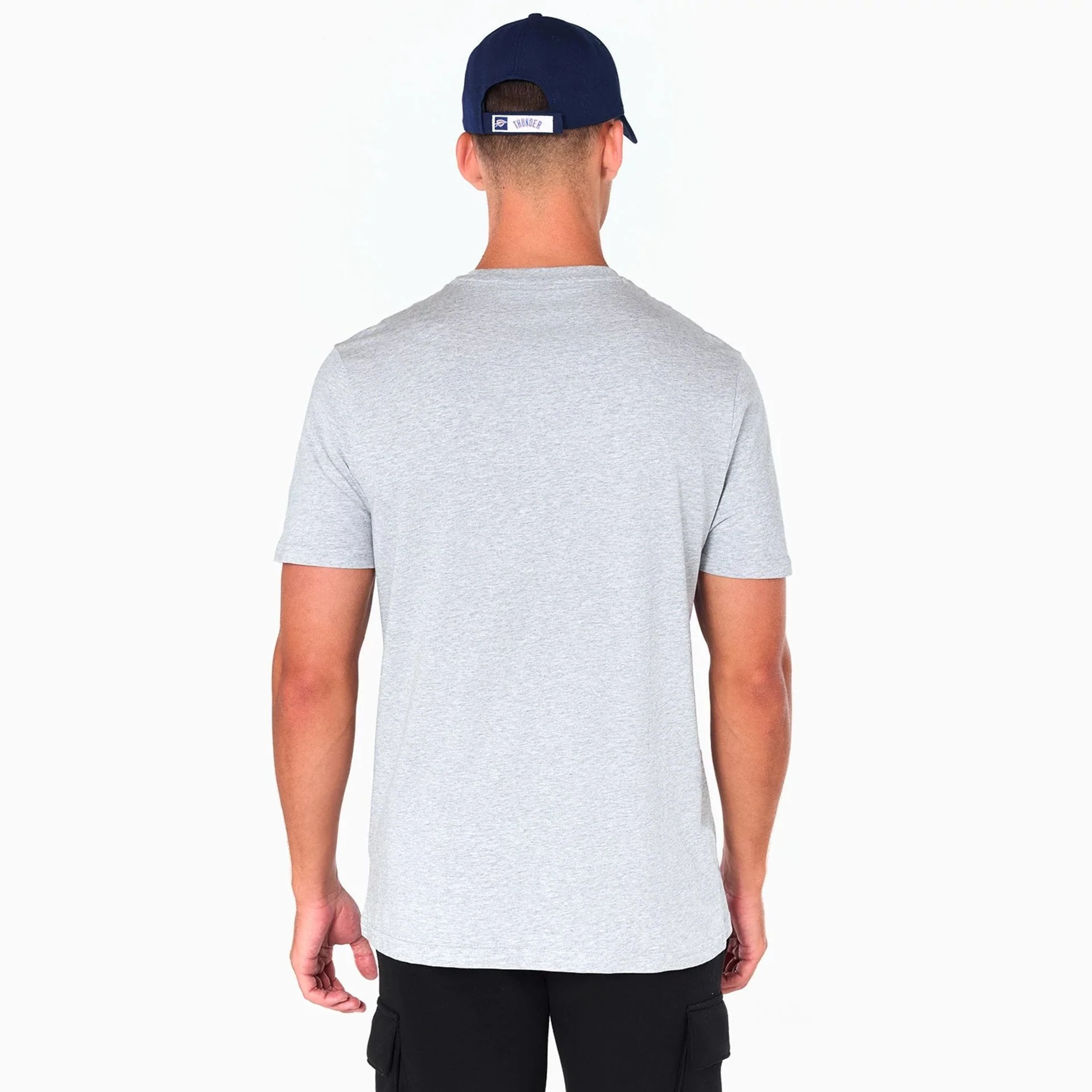 Oklahoma City Thunder NBA Grey T-Shirt - Image 7