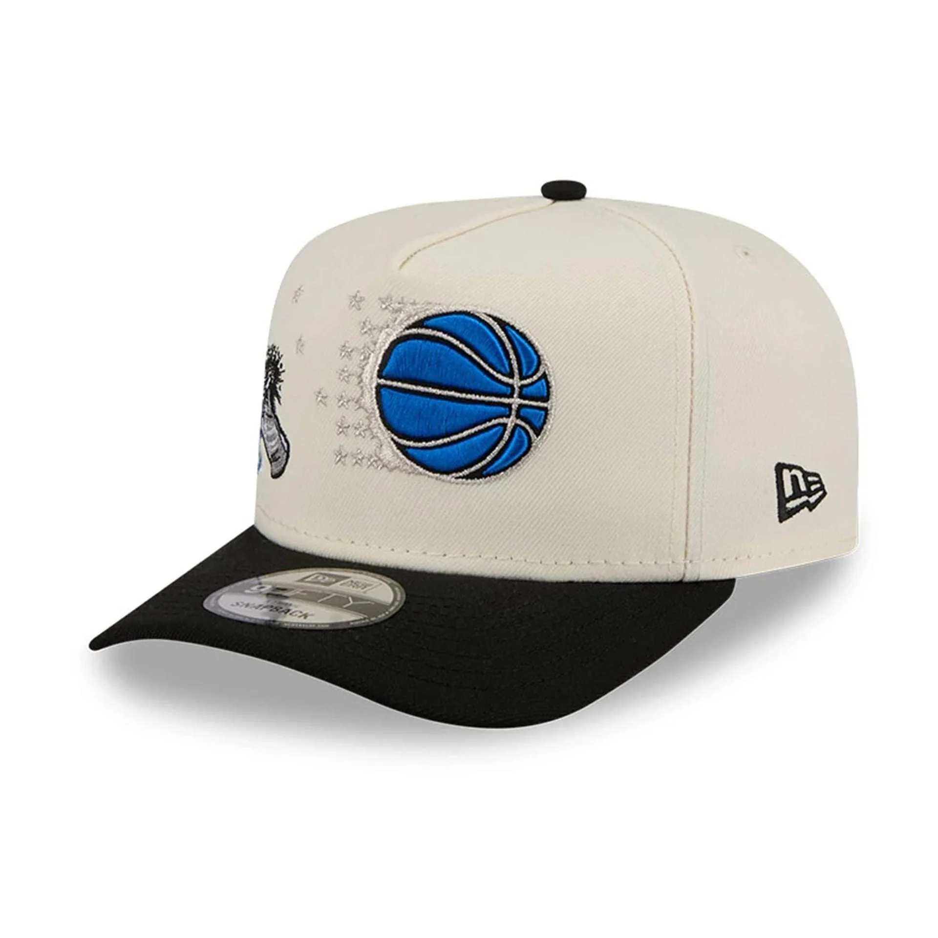 Orlando Magic NBA Black 9FIFTY A-Frame Snapback Adjustable Cap - Image 4
