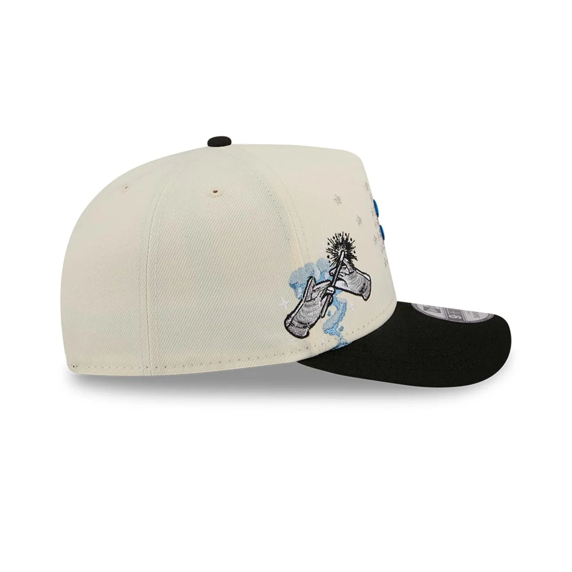 Orlando Magic NBA Black 9FIFTY A-Frame Snapback Adjustable Cap - Image 5