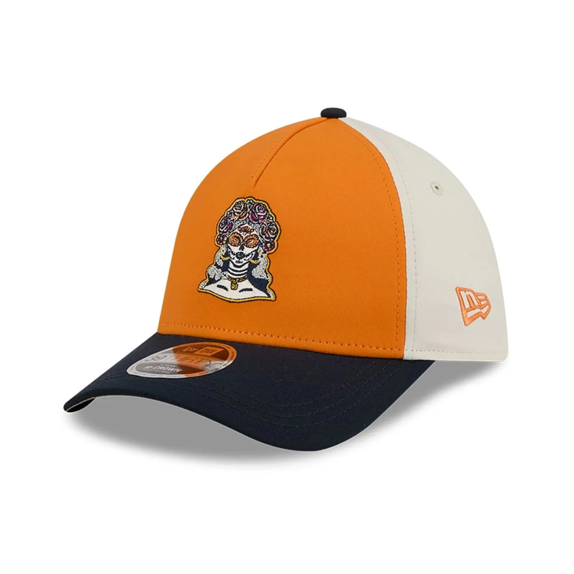 Padres MLB City Connect Orange 39THIRTY M-Crown A-Frame Stretch Fit Cap - Image 4
