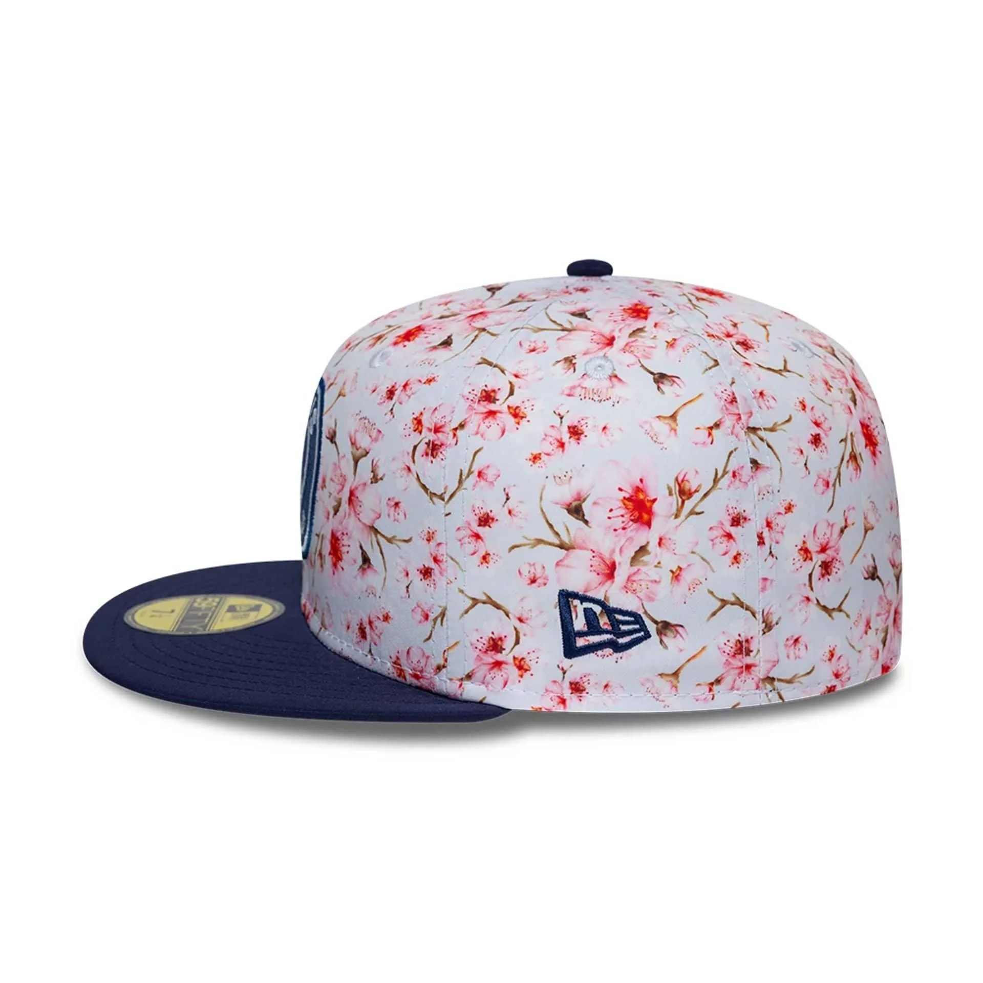 Paris Saint Germain Cherry Blossom Navy 59FIFTY Fitted Cap - Image 4