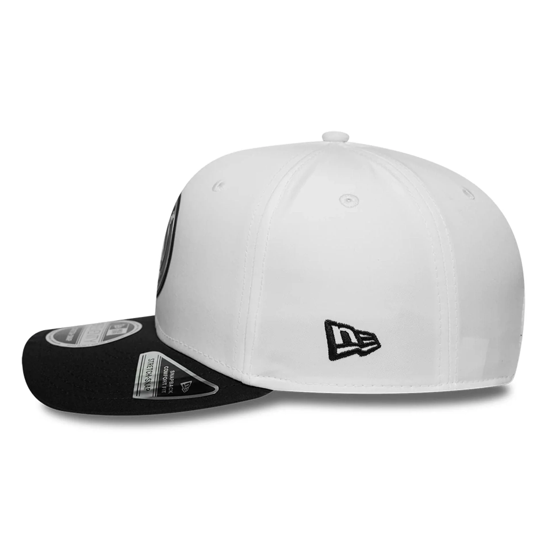 Paris Saint Germain Metallic White 9SEVENTY Stretch Snap Adjustable Cap - Image 5