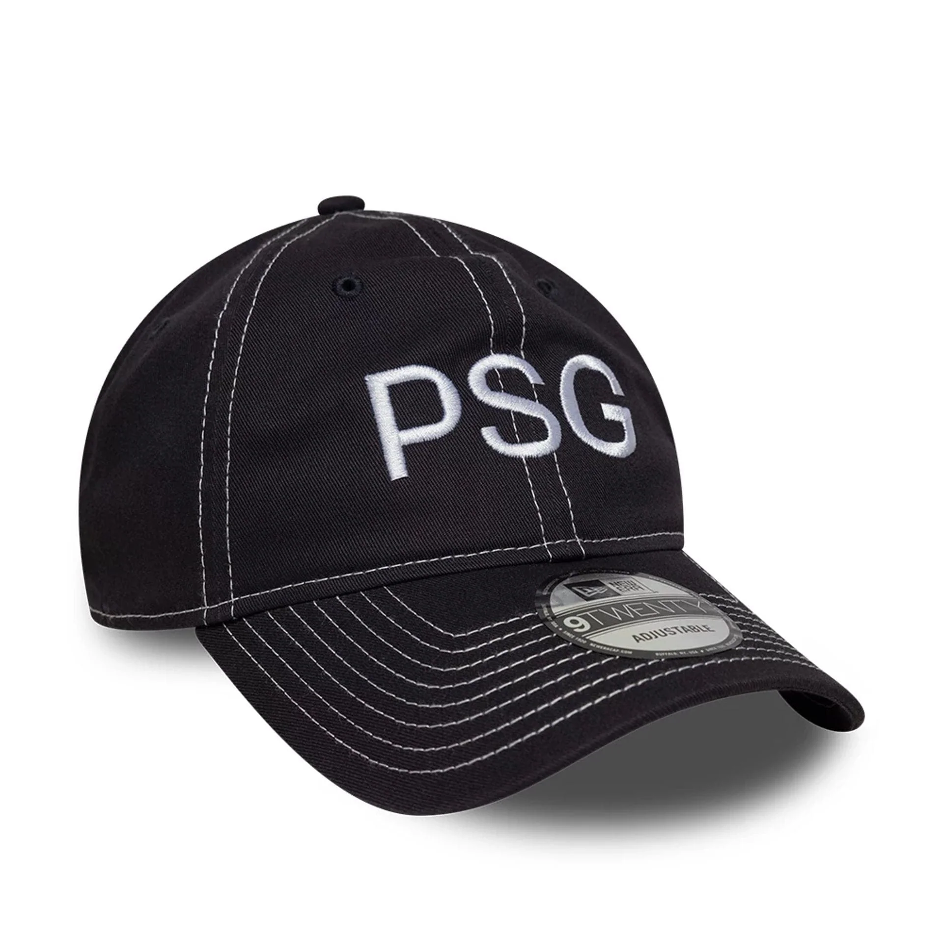 Paris Saint Germain Pop Stitch Navy 9TWENTY Adjustable Cap - Image 3