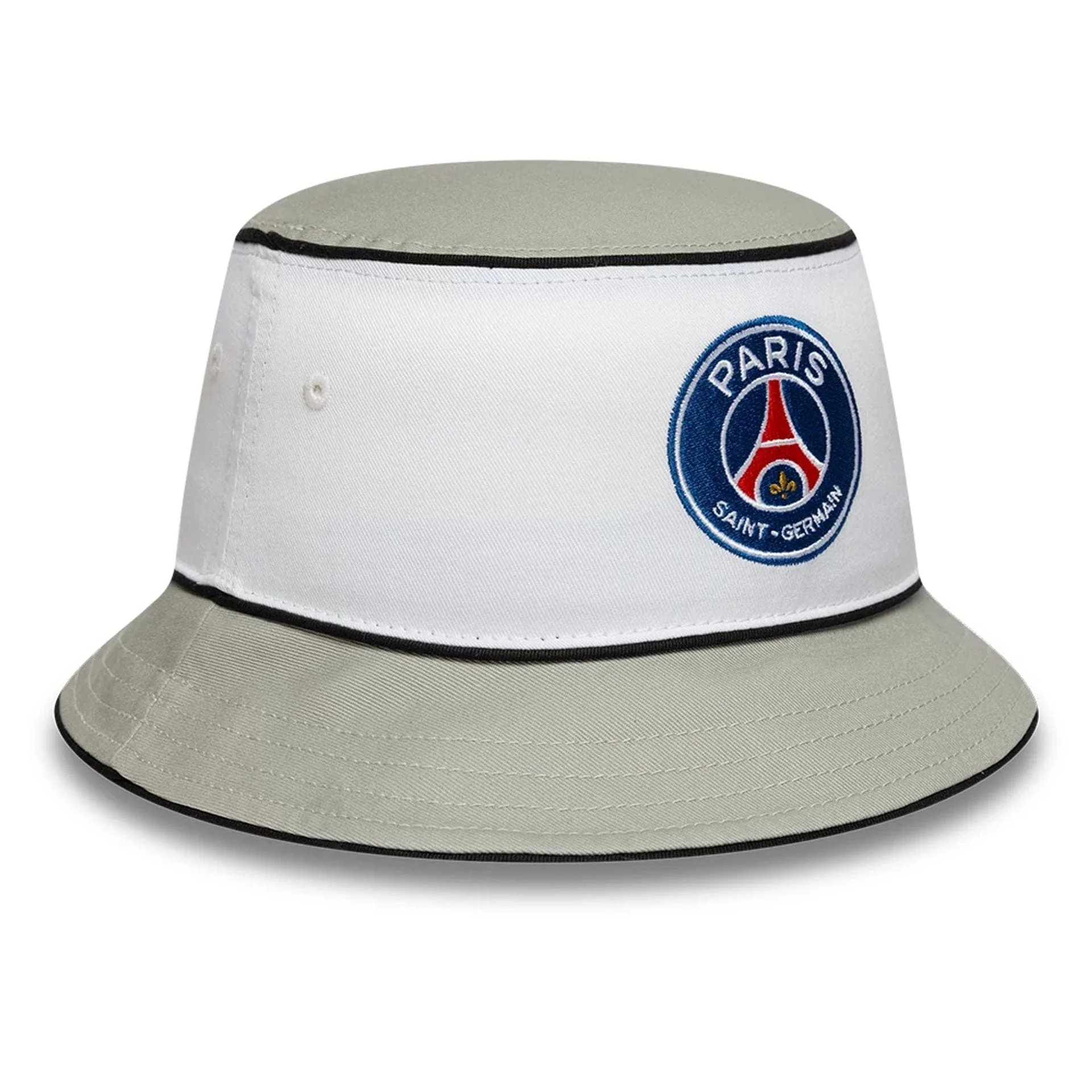 Paris Saint Germain Retro Grey Bucket Hat - Image 3