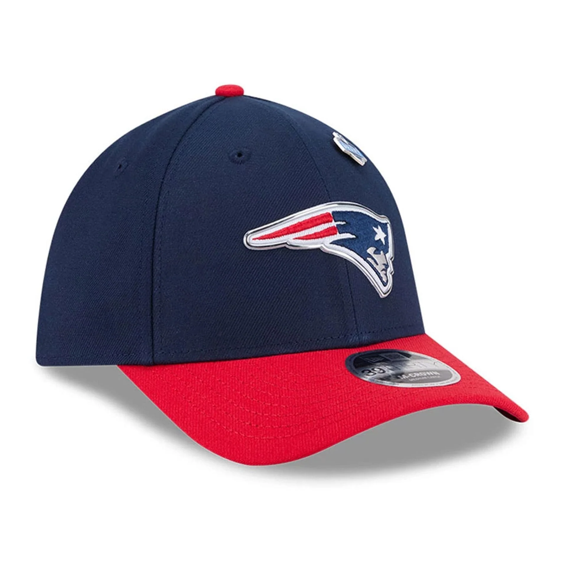 Patriots NFL Draft 2026 Dark Blue 39THIRTY M-Crown Stretch Fit Cap - Image 4