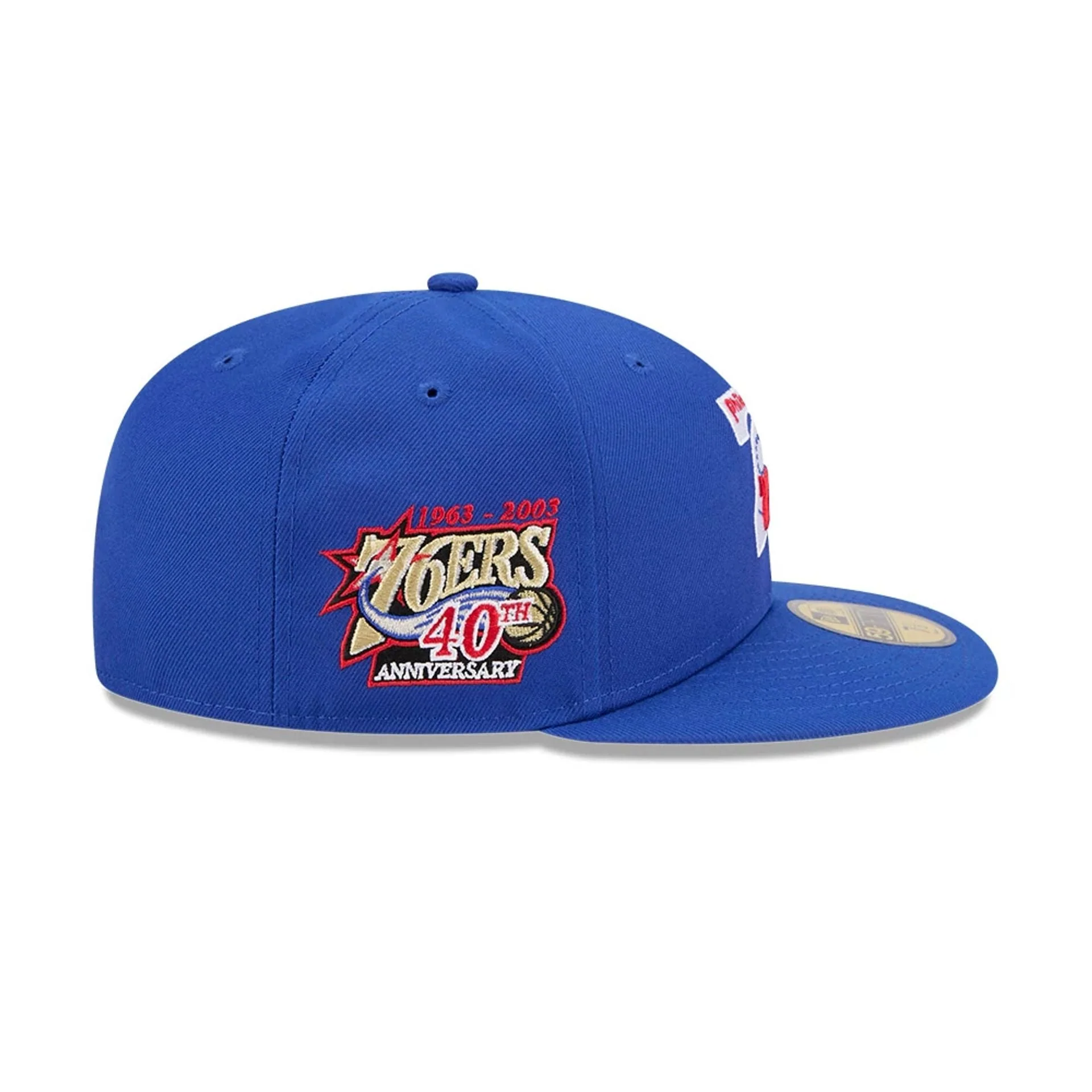 Philadelphia 76ers NBA Hardwood Classic Blue 59FIFTY Fitted Cap - Image 5