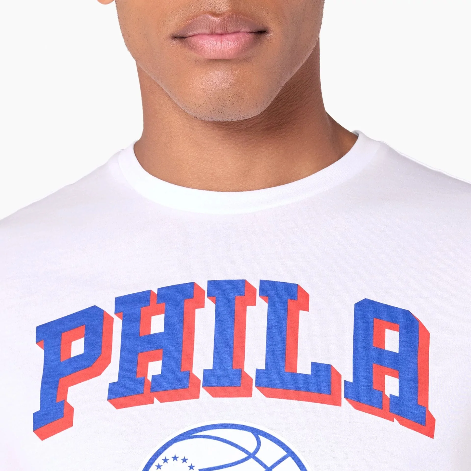 Philadelphia 76ers NBA White T-Shirt - Image 3