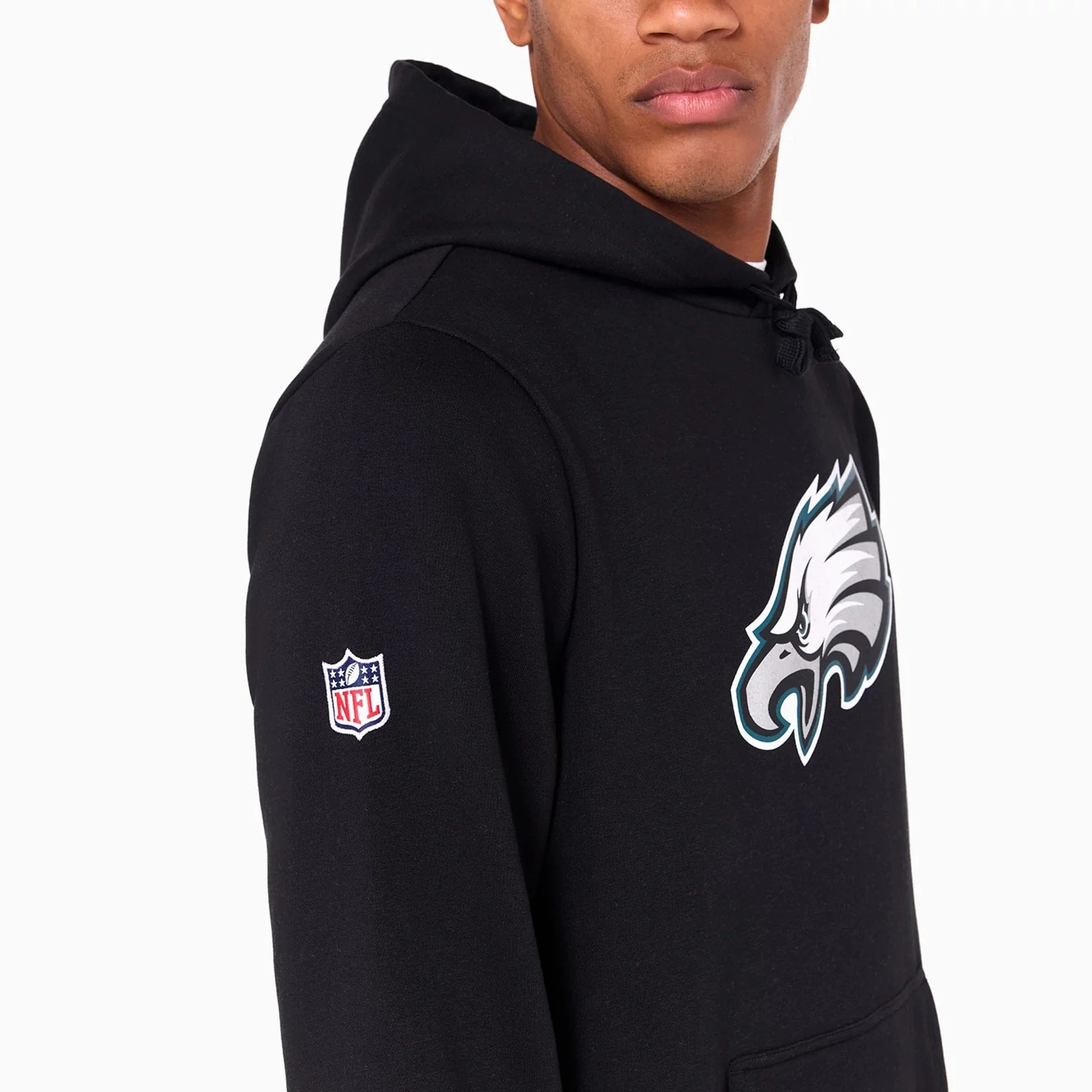 Philadelphia Eagles NFL Black Pullover Hoodie - Image 3