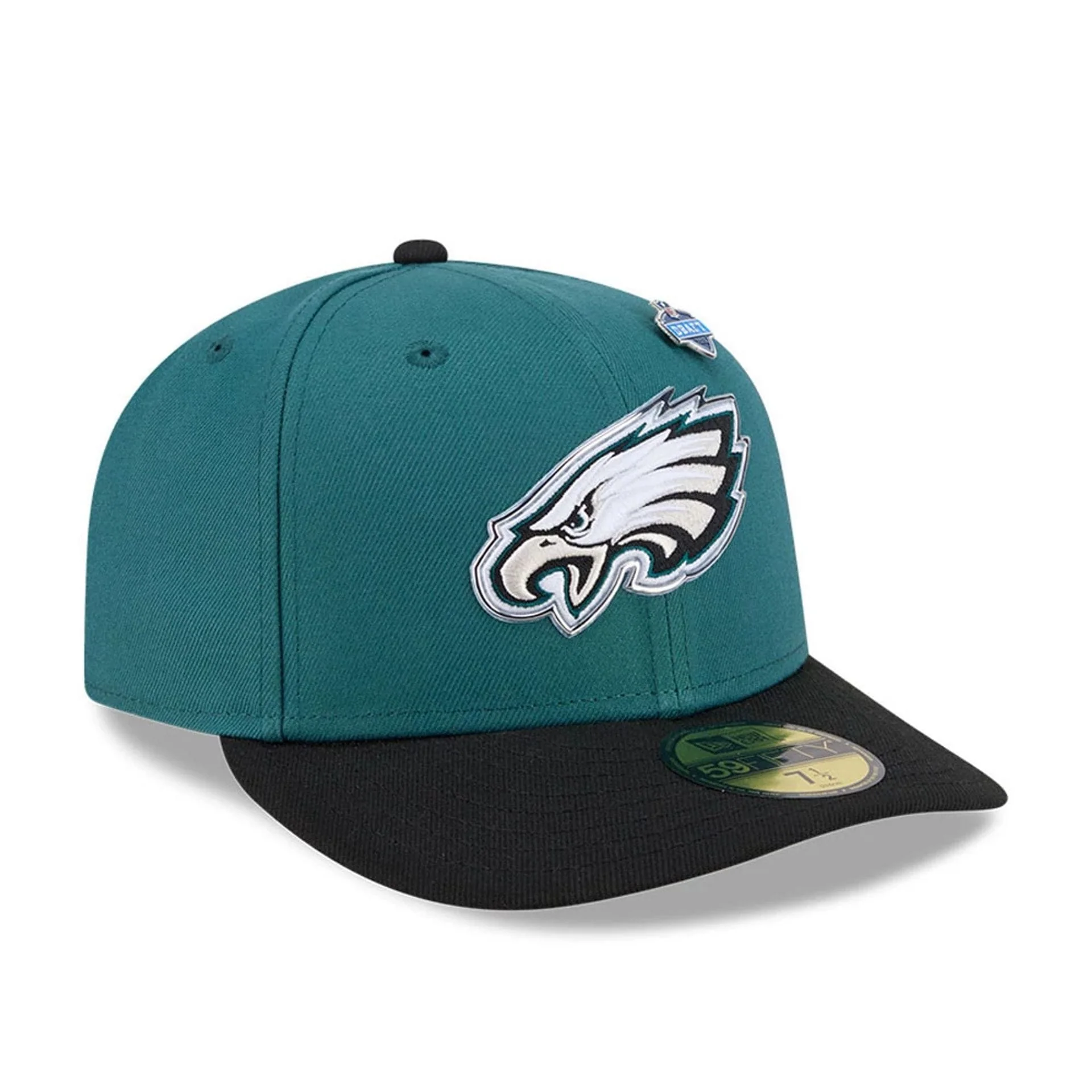 Philadelphia Eagles NFL Draft 2026 Dark Green 59FIFTY Fitted Cap - Image 4