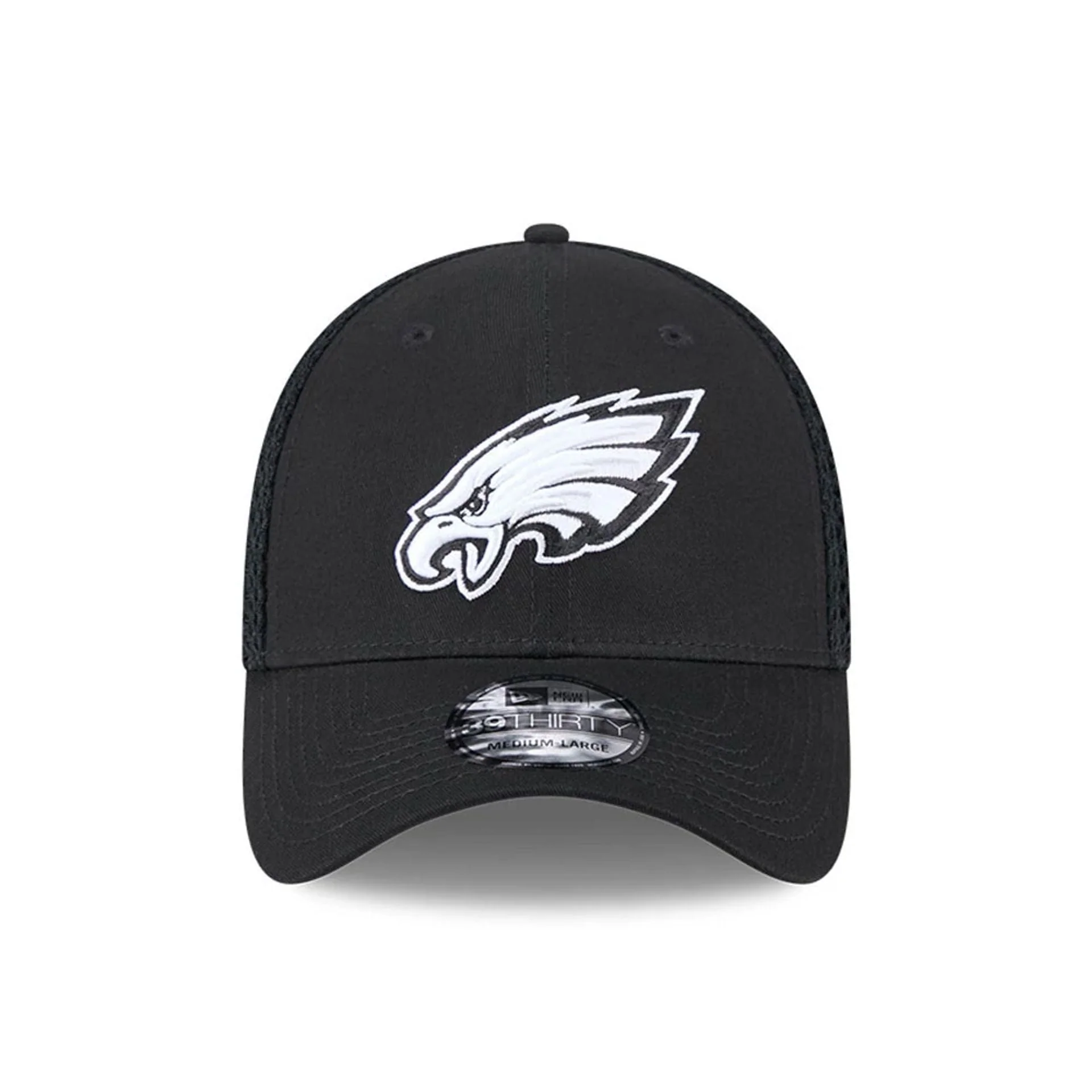 Philadelphia Eagles NFL Evergreen Neo Black 39THIRTY Stretch Fit Cap - Image 3