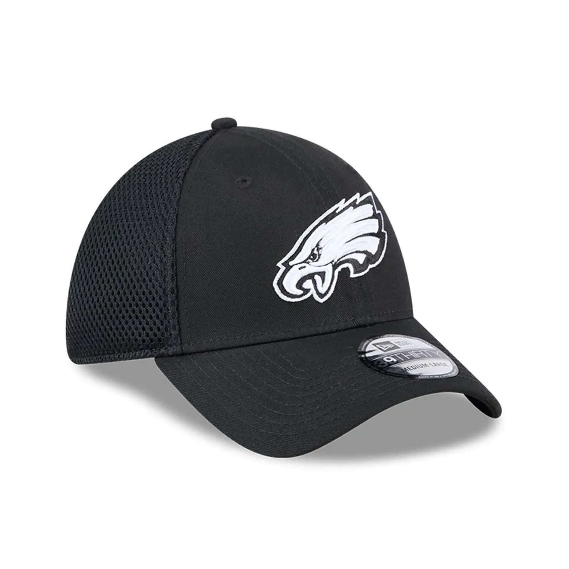 Philadelphia Eagles NFL Evergreen Neo Black 39THIRTY Stretch Fit Cap - Image 4