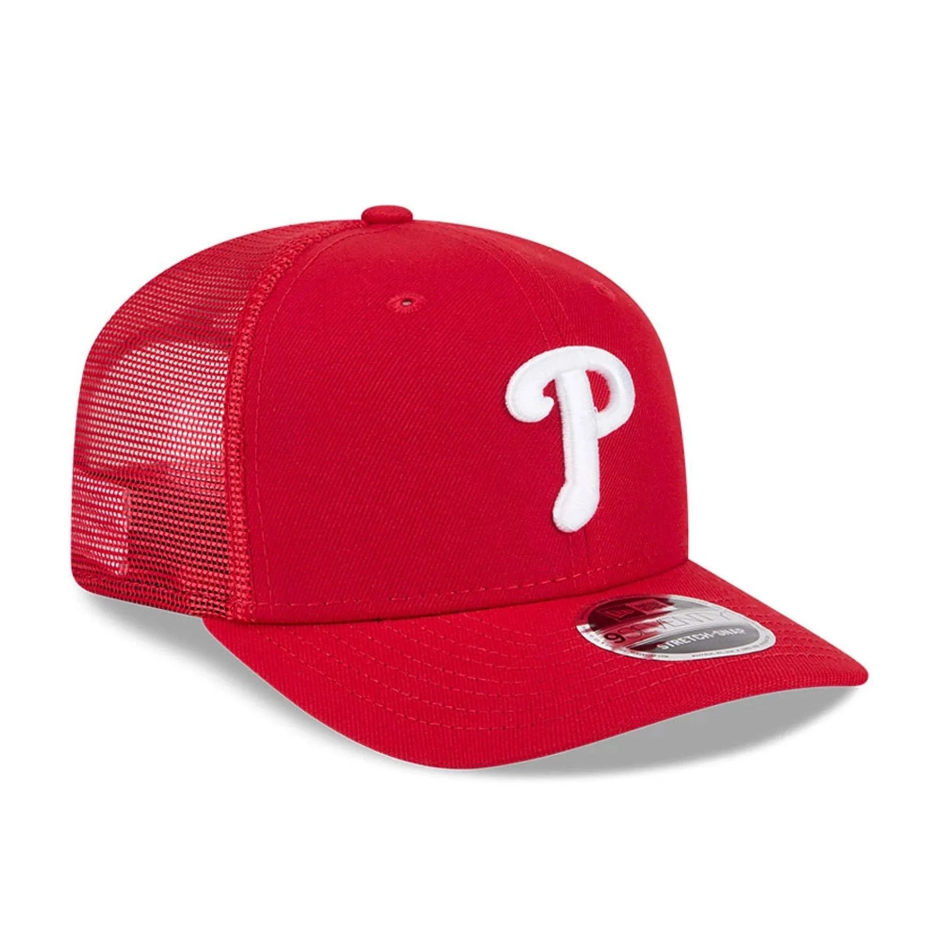 Philadelphia Phillies MLB Evergreen Red 9SEVENTY Stretch Snap Cap - Image 4