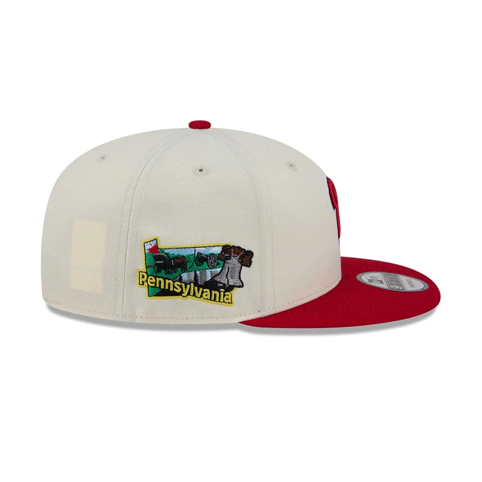 Philadelphia Phillies MLB Localized White 9FIFTY Snapback Adjustable Cap - Image 5