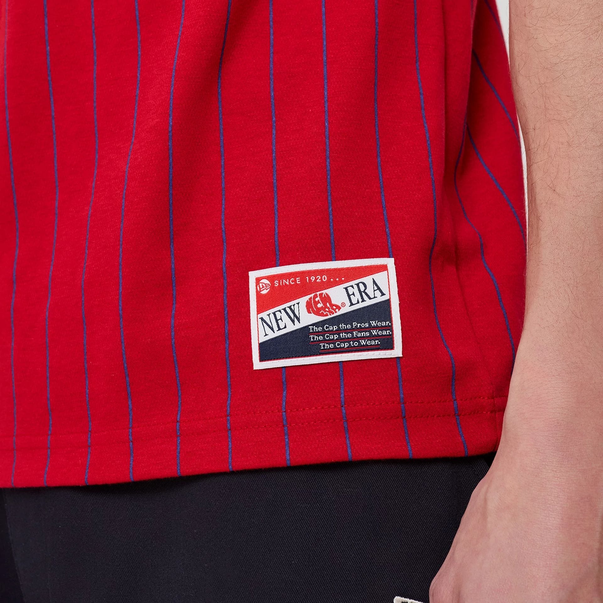 Philadelphia Phillies MLB Pinstripe Red T-Shirt - Image 6