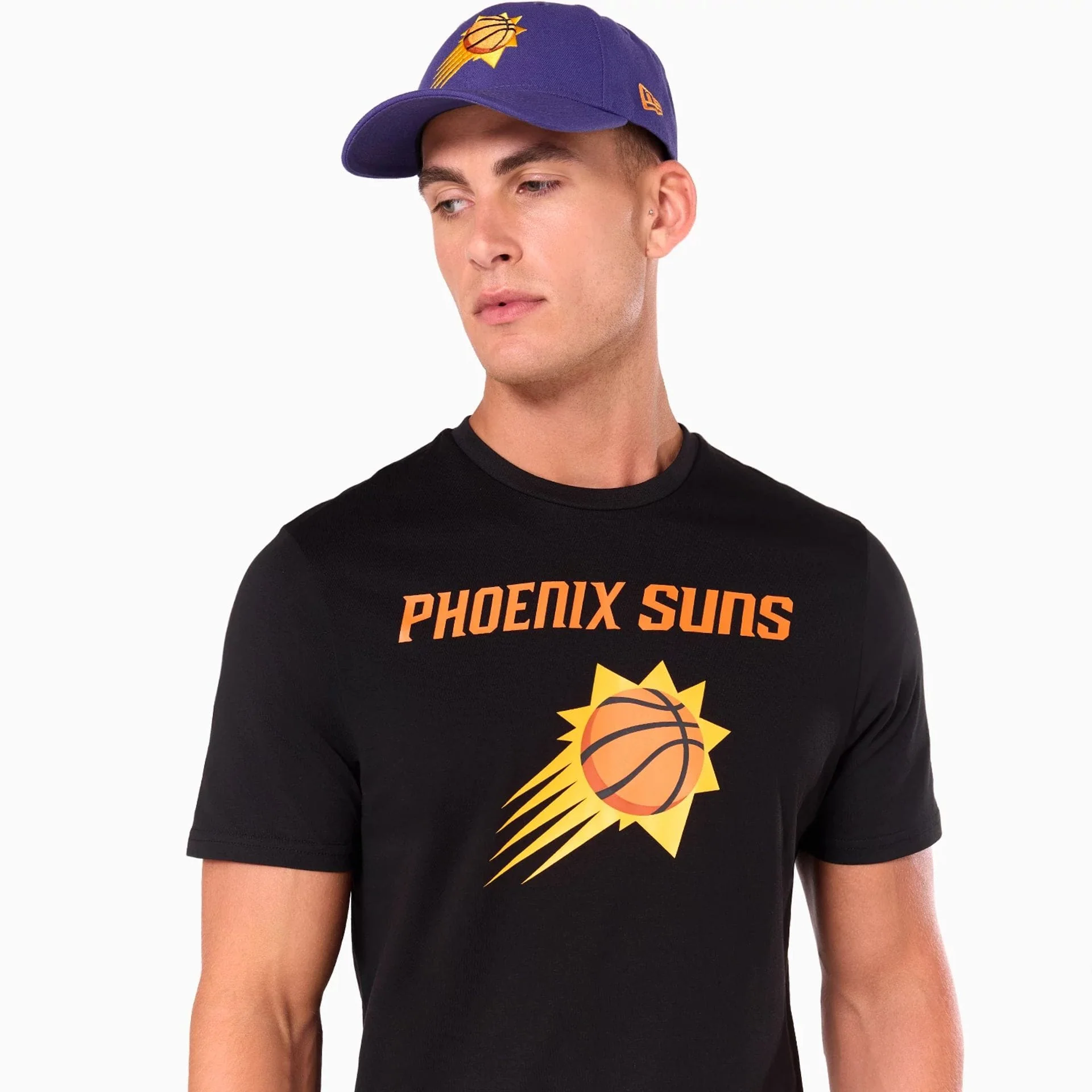 Phoenix Suns NBA Black T-Shirt - Image 5