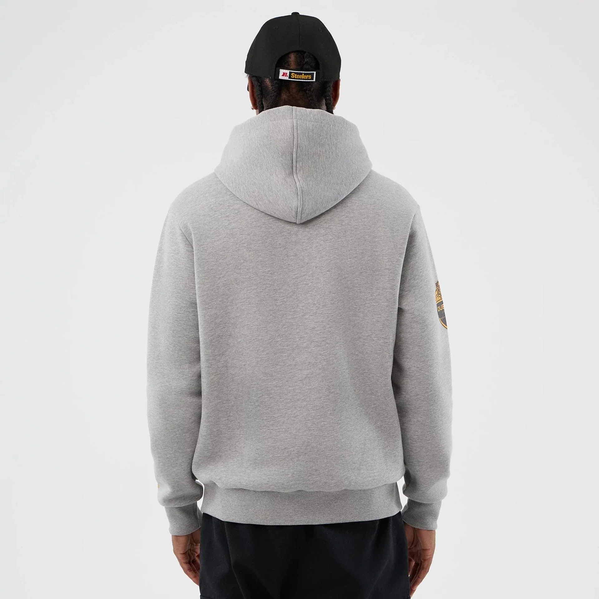 Pittsburgh Steelers NFL International Series Games Grey Pullover Hoodie - Image 2