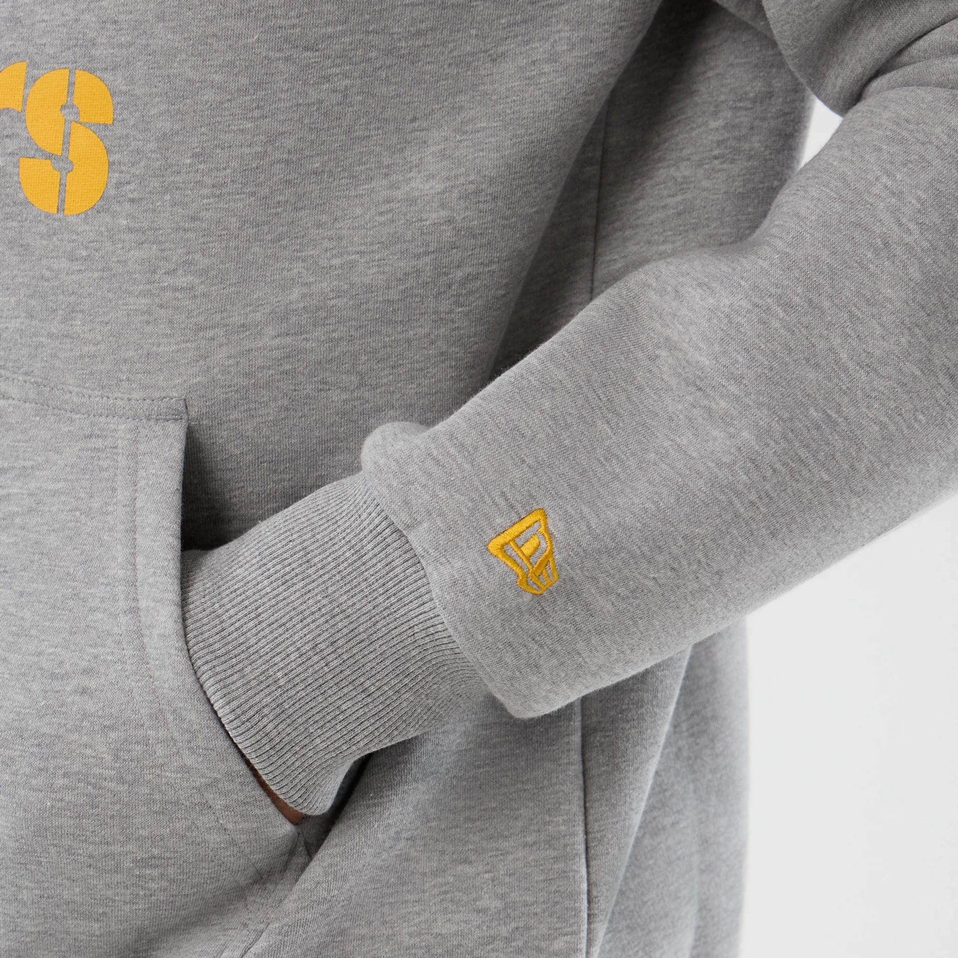 Pittsburgh Steelers NFL International Series Games Grey Pullover Hoodie - Image 5