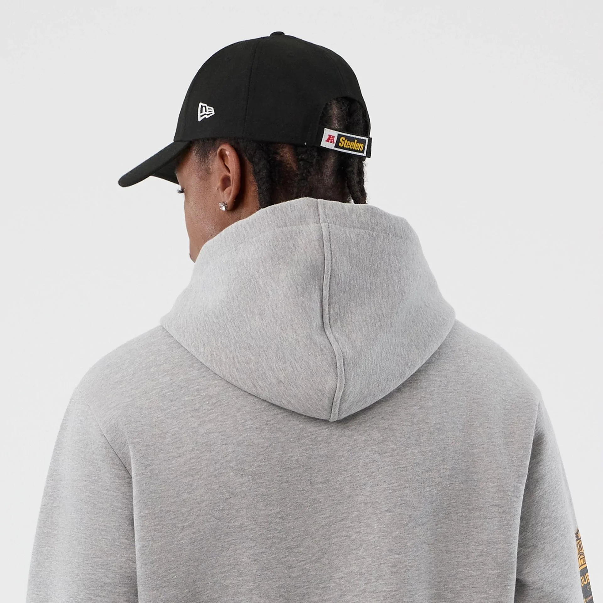Pittsburgh Steelers NFL International Series Games Grey Pullover Hoodie - Image 7