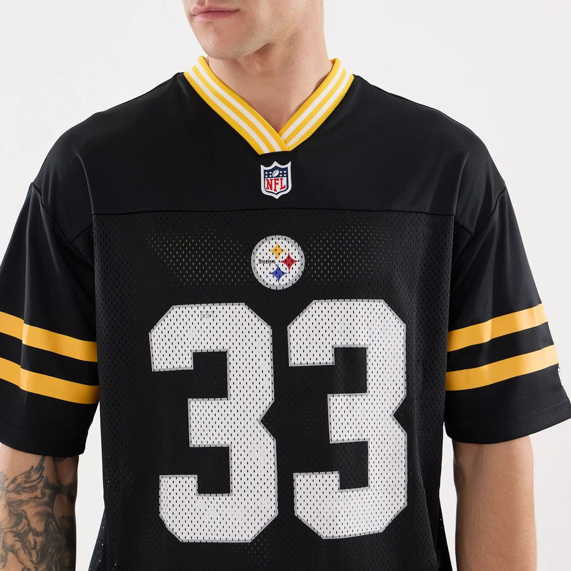 Pittsburgh Steelers NFL Mesh Black Mesh Jersey - Image 6