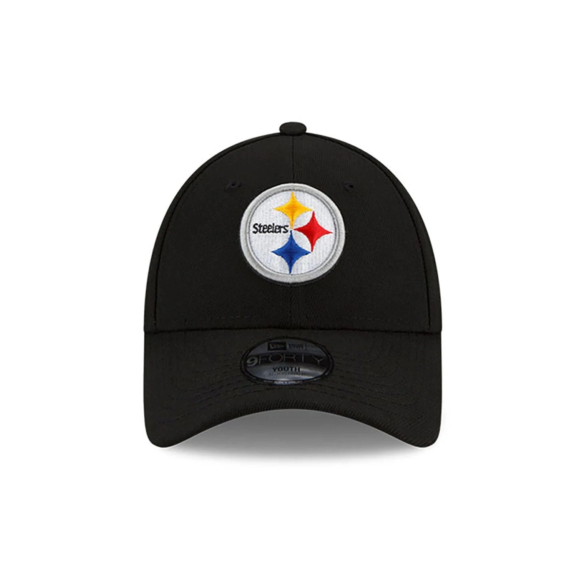 Pittsburgh Steelers Youth The League Black 9FORTY Adjustable Cap - Image 2