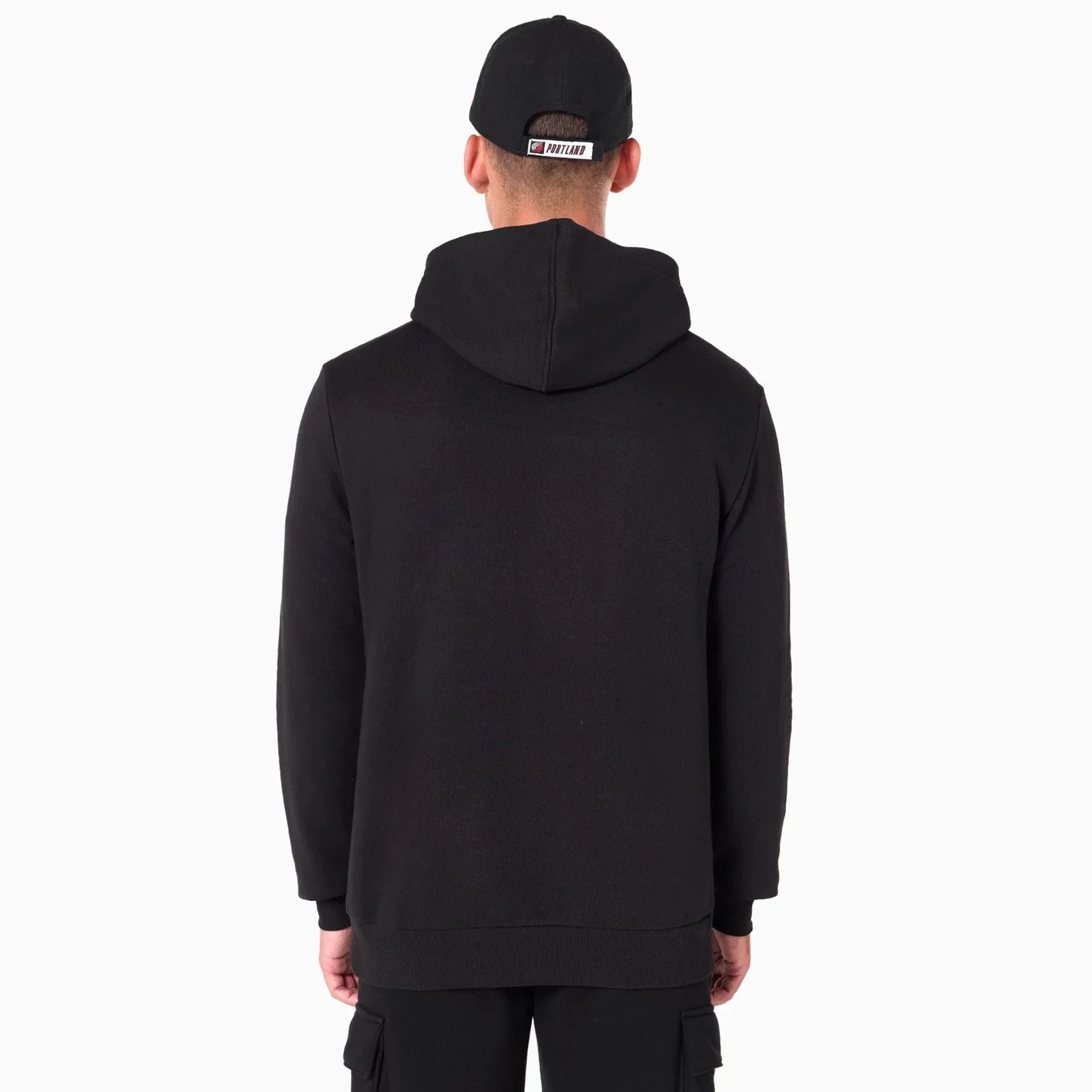 Portland Trail Blazers NBA Black Pullover Hoodie - Image 6