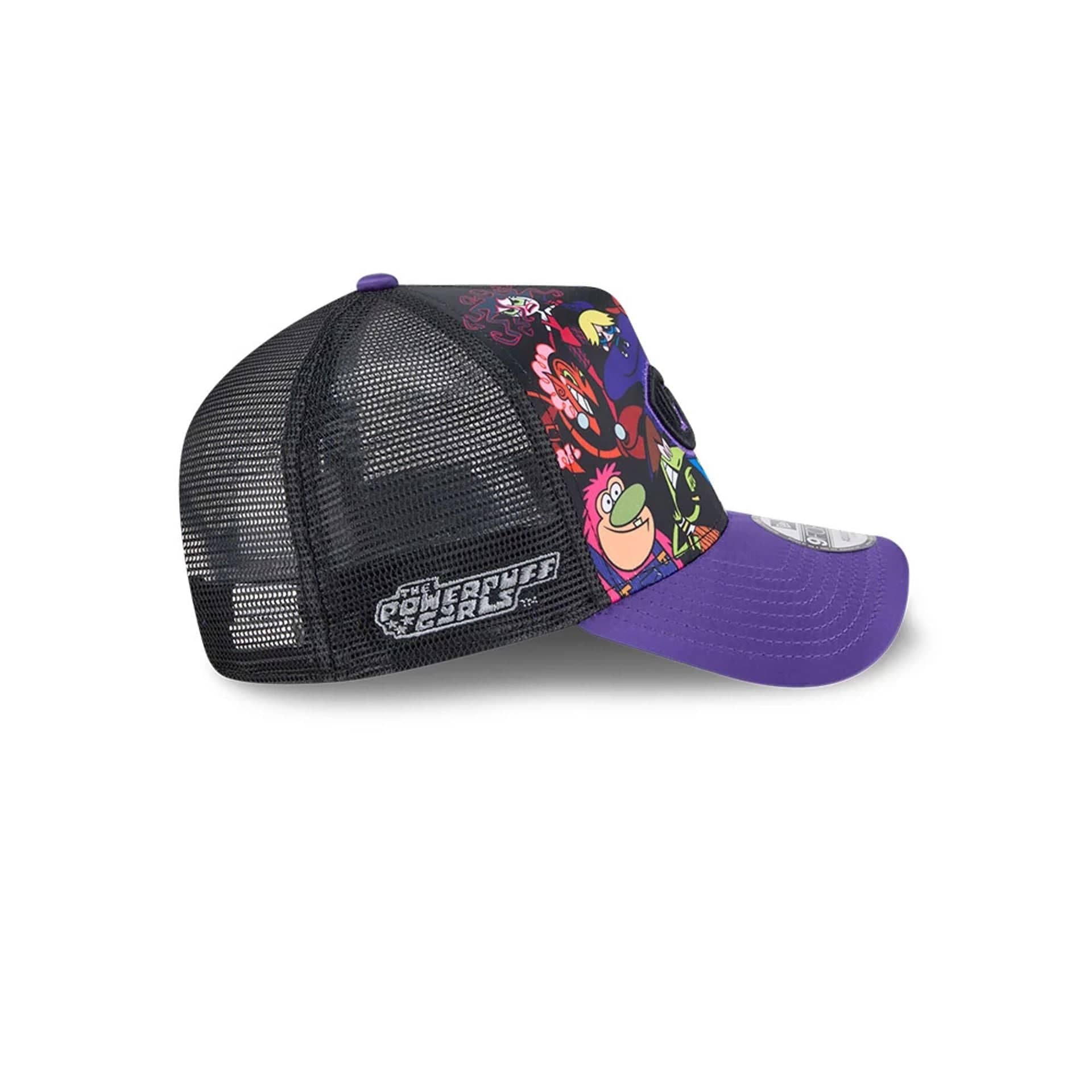 Power Puff Girls Black 9FORTY A-Frame Trucker Adjustable Cap - Image 5
