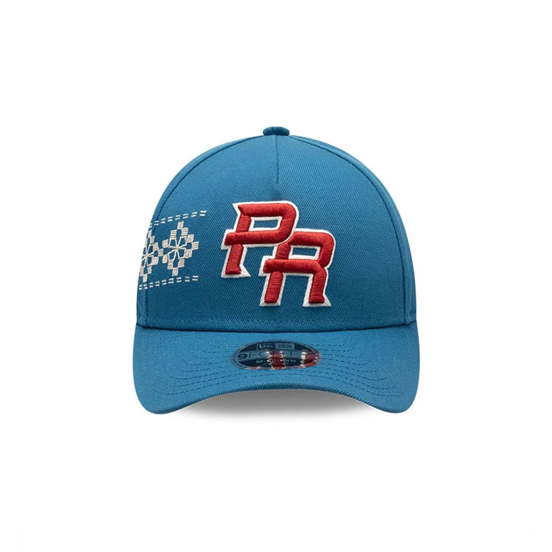 Puerto Rico WBC Latin Embroidery Blue 9FORTY M-Crown A-Frame Adjustable Cap - Image 3