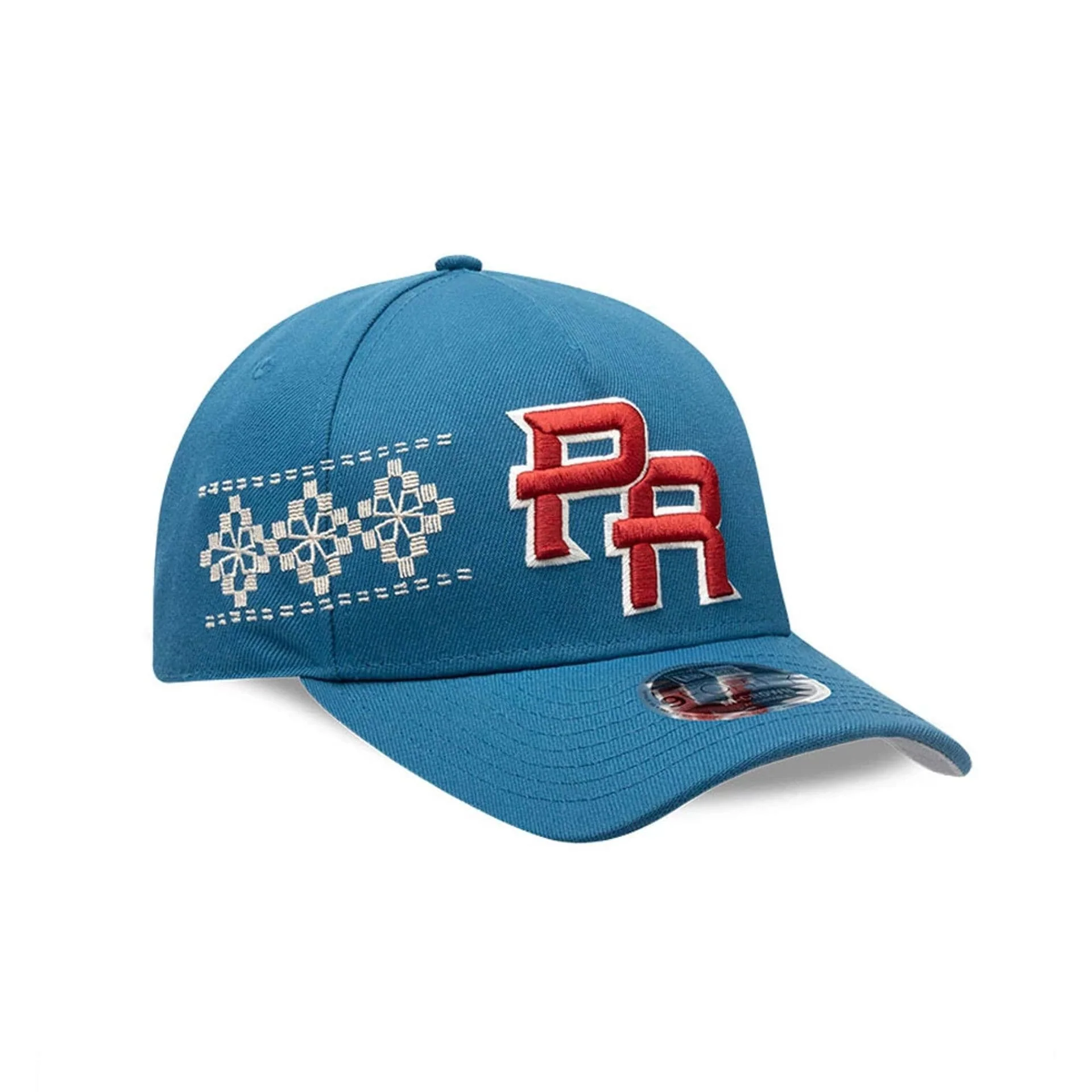 Puerto Rico WBC Latin Embroidery Blue 9FORTY M-Crown A-Frame Adjustable Cap - Image 4