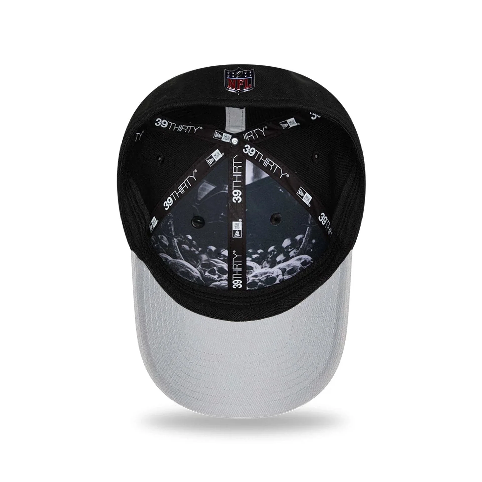 Raiders NFL Draft 2026 Black 39THIRTY M-Crown Stretch Fit Cap - Image 8