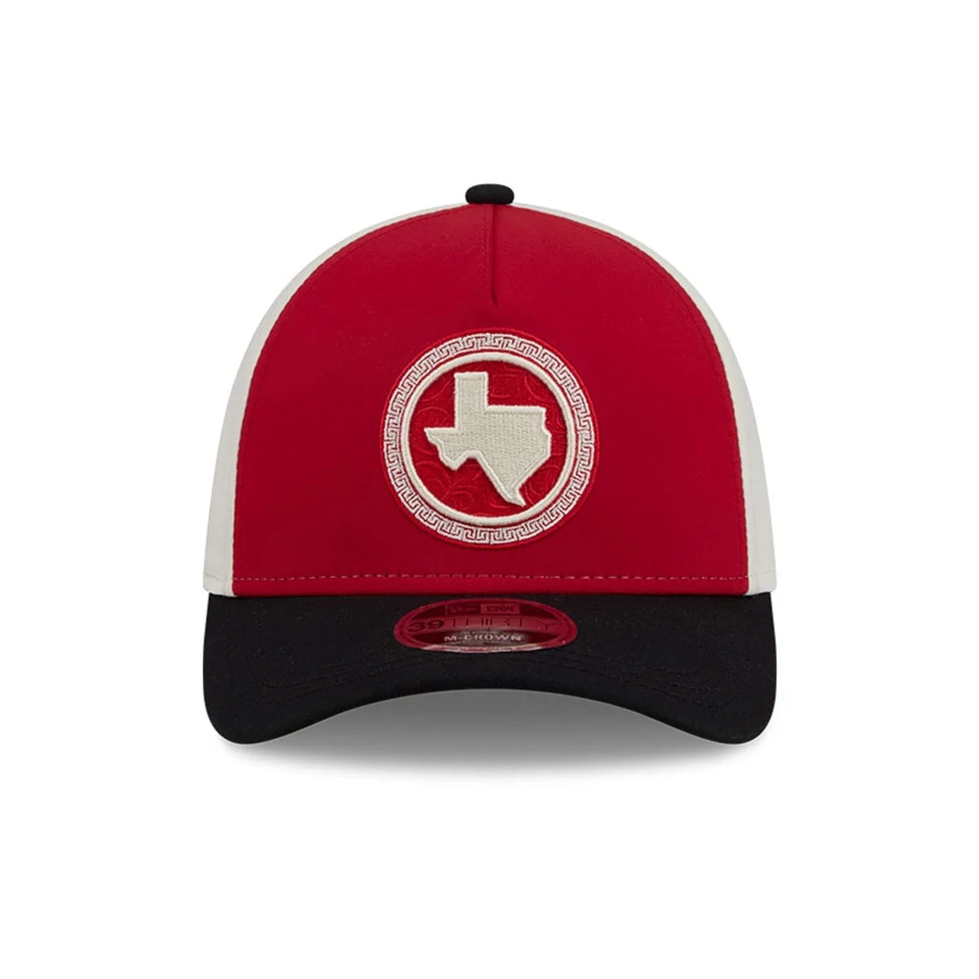 Rangers MLB City Connect Red 39THIRTY M-Crown A-Frame Stretch Fit Cap - Image 3