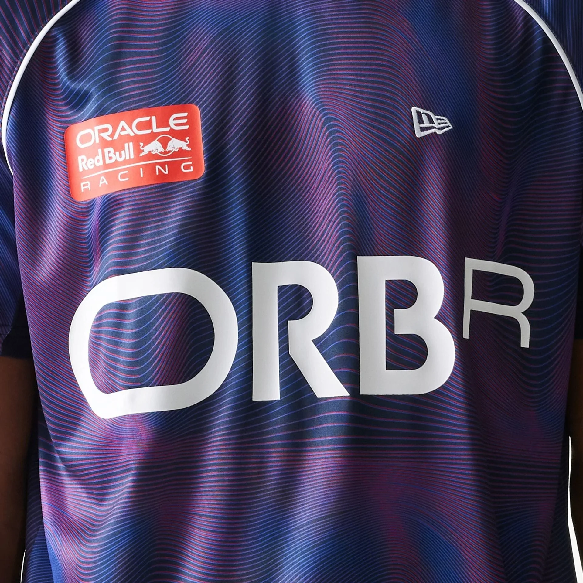 Red Bull Racing All Over Print Dark Blue Football T-Shirt - Image 3