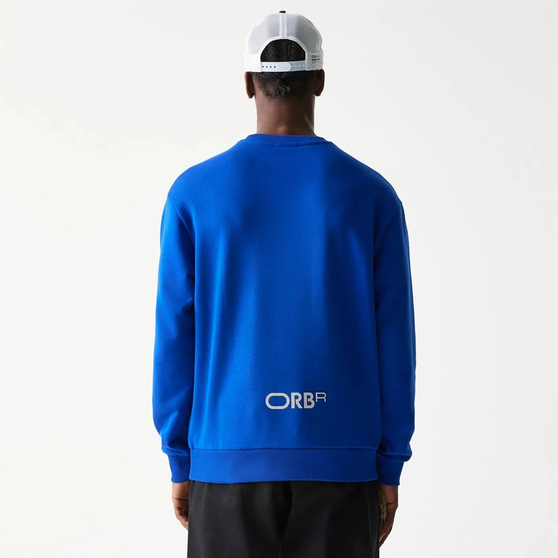 Red Bull Racing Blue Oversized Crew Neck Sweater - Image 2