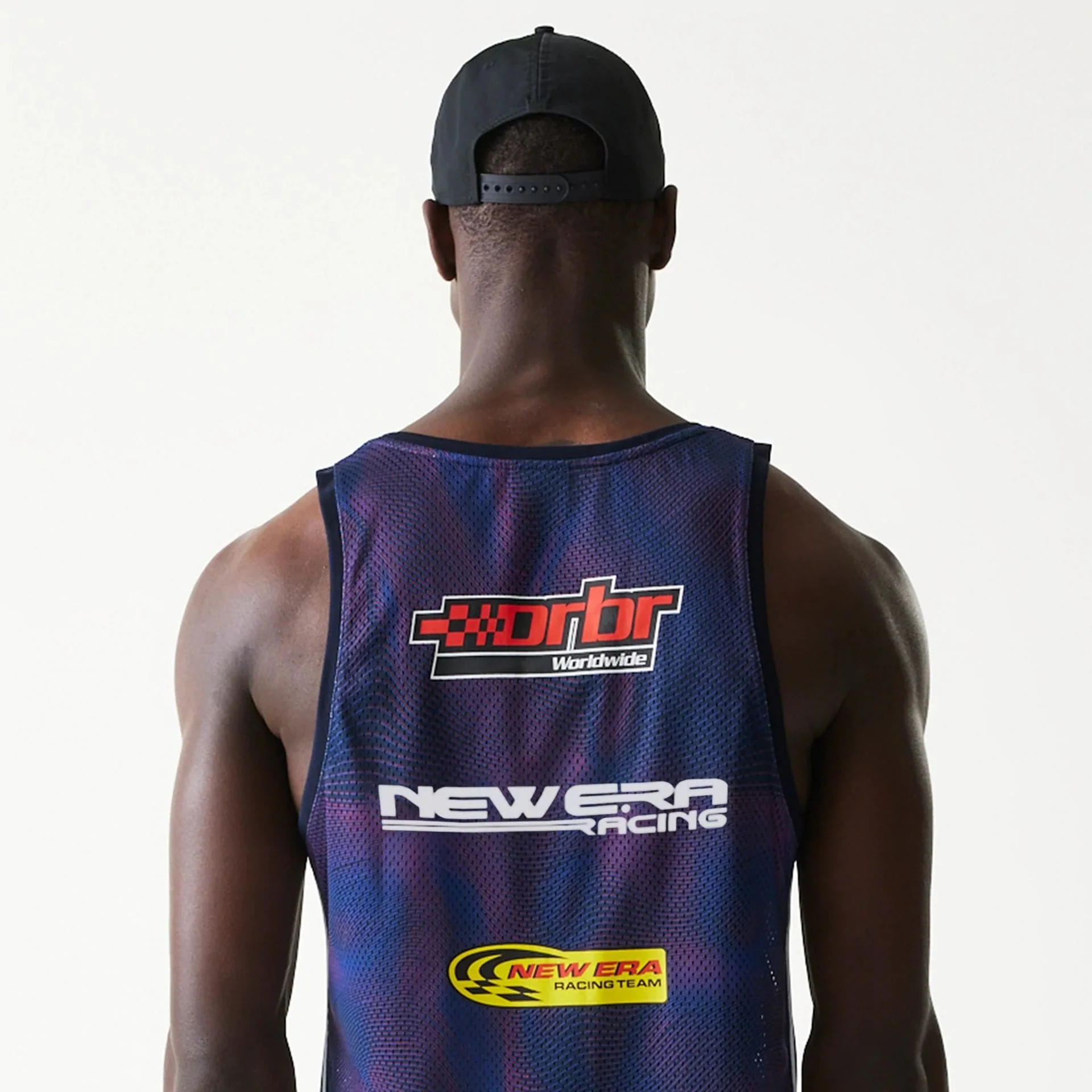 Red Bull Racing Dark Blue Mesh Tank Top - Image 7