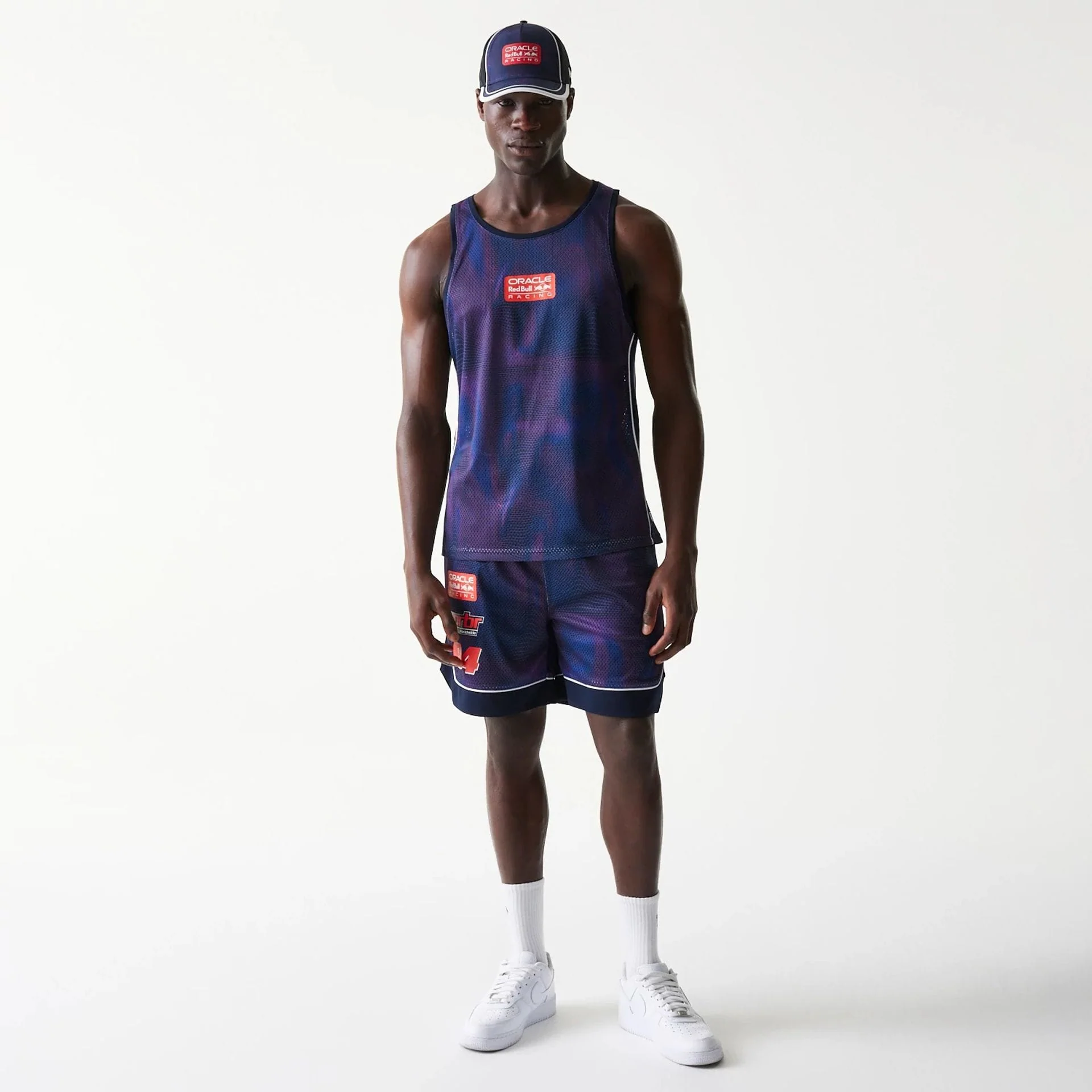 Red Bull Racing Dark Blue Mesh Tank Top - Image 8